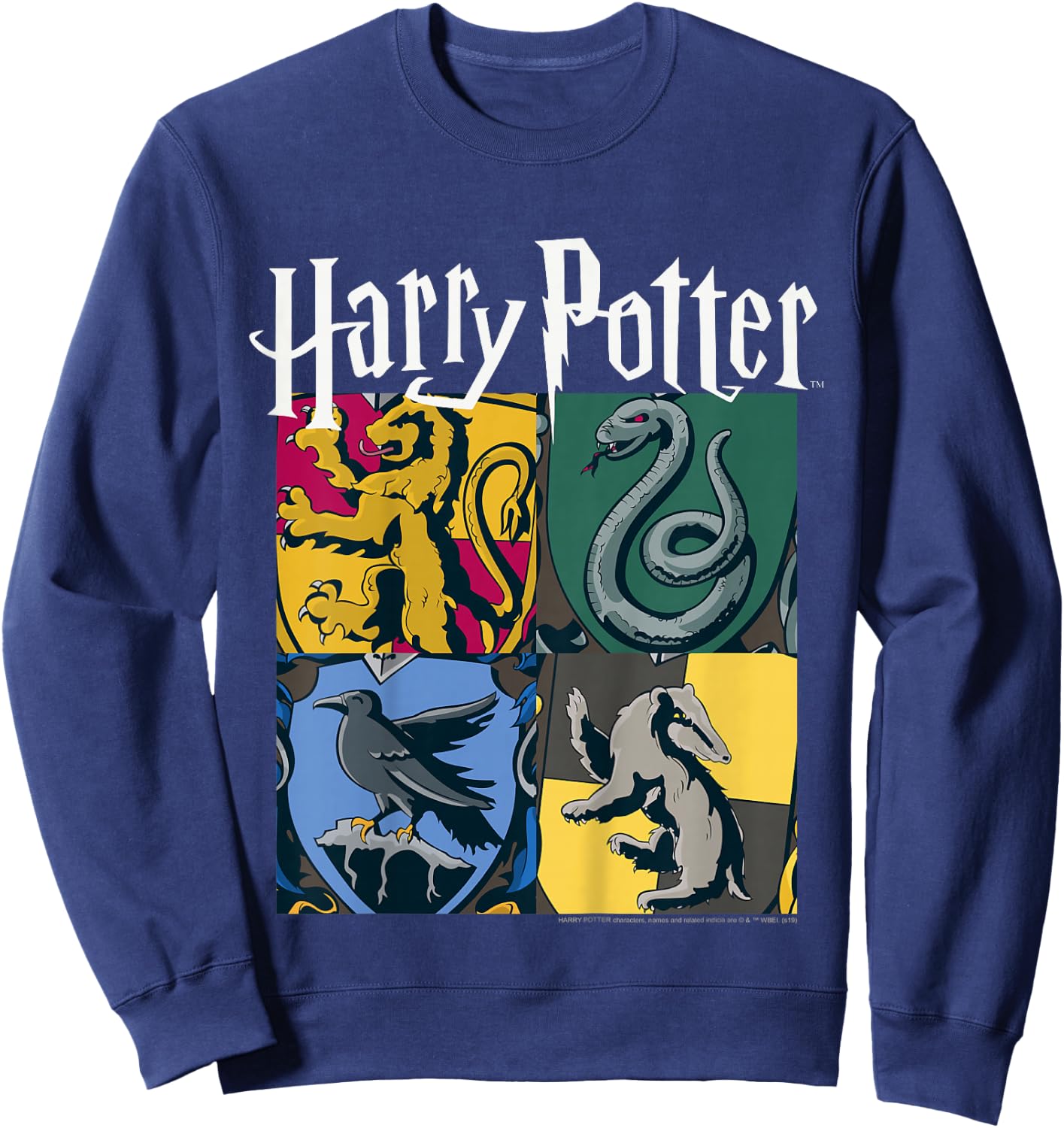 Kids Harry Potter House Crest Panels Sweatshirt - Sweatshirt | Navy
