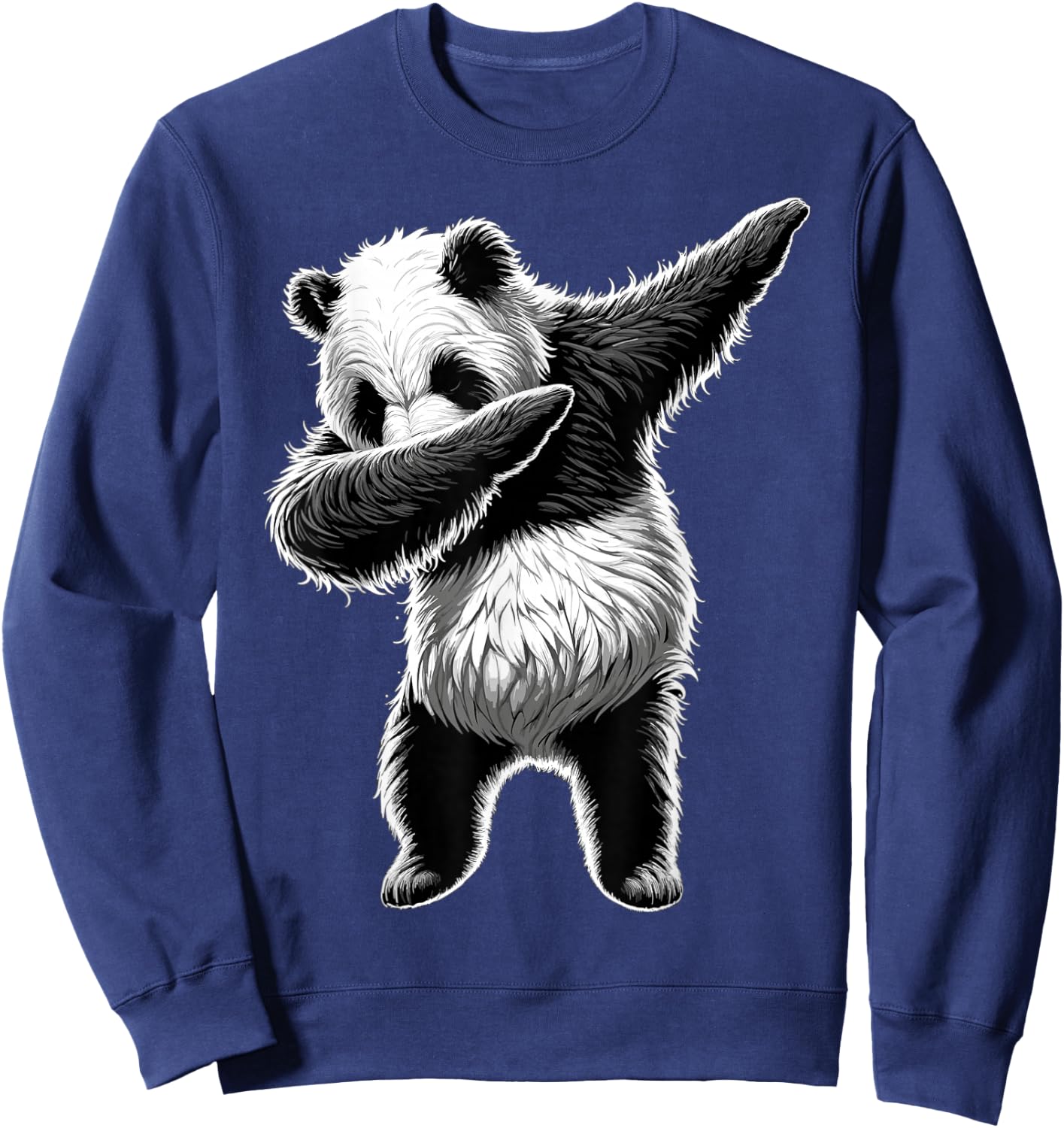 Panda Bear Dabbing Panda Sweatshirt - Sweatshirt | Navy
