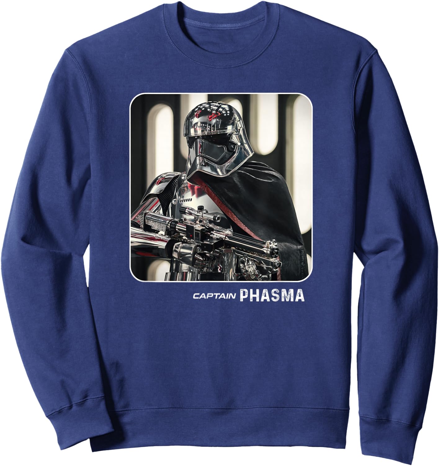Star Wars The Force Awakens Captain Phasma Sweatshirt - Sweatshirt | Navy