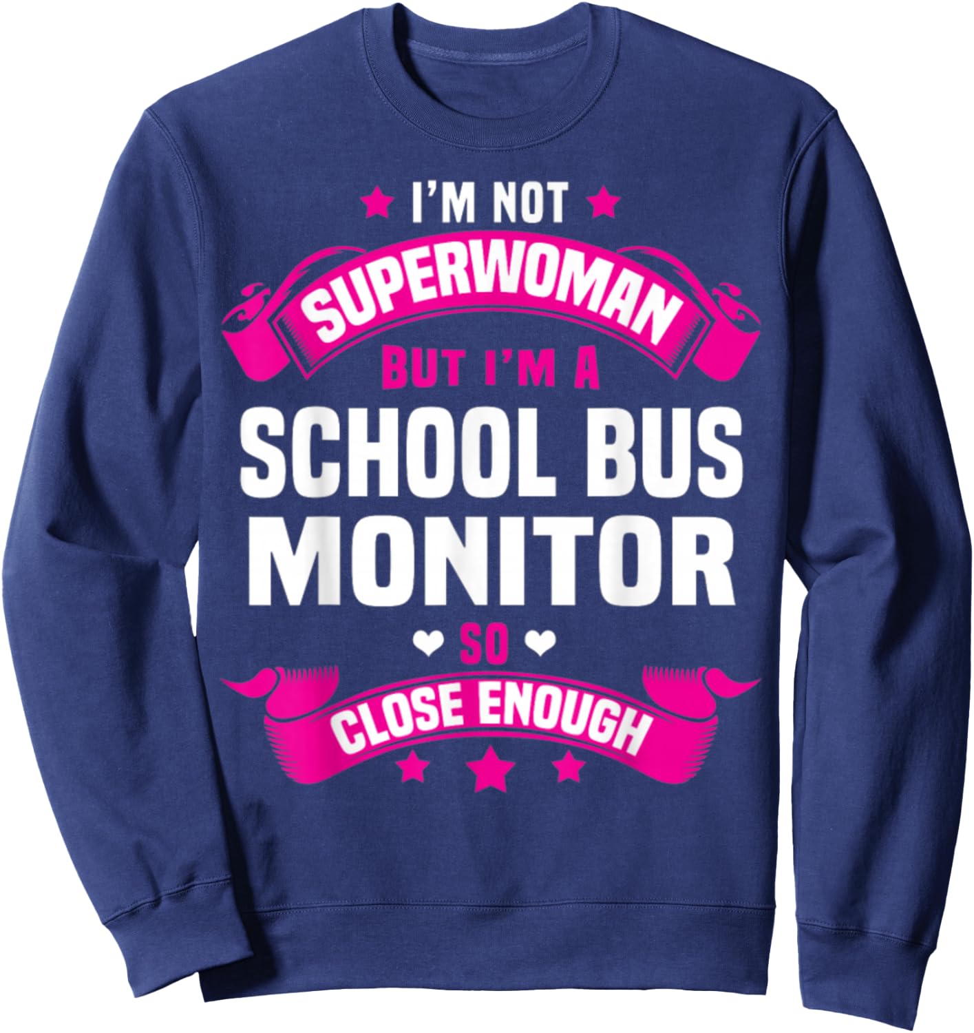 School Bus Monitor Sweatshirt - Sweatshirt | Navy