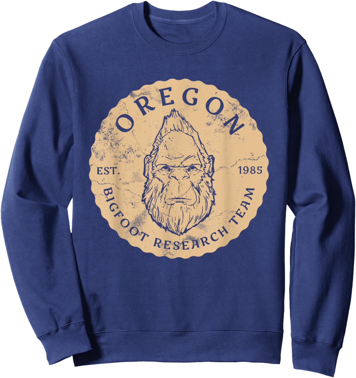 Bigfoot Research Team for Oregon Sasquatch Believers Sweatshirt - Sweatshirt | Navy