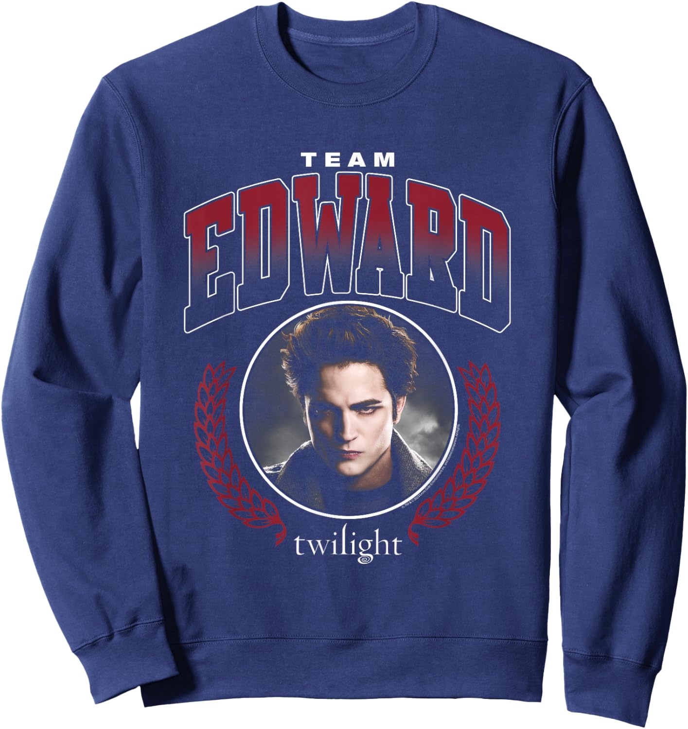 Twilight Team Edward Portrait Sweatshirt - Sweatshirt | Navy