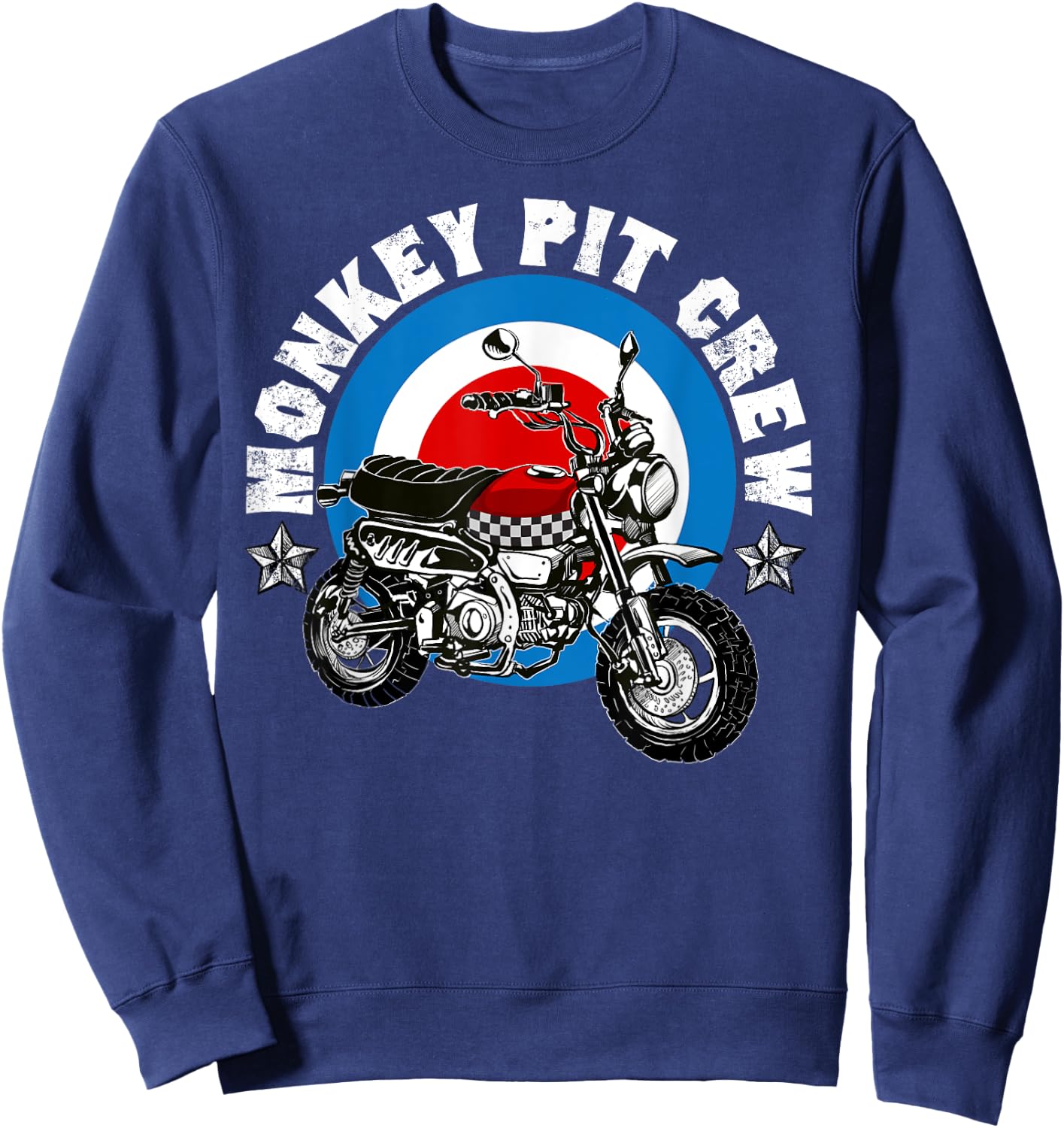 Monkey Bike Pit Crew logo Sweatshirt - Sweatshirt | Navy