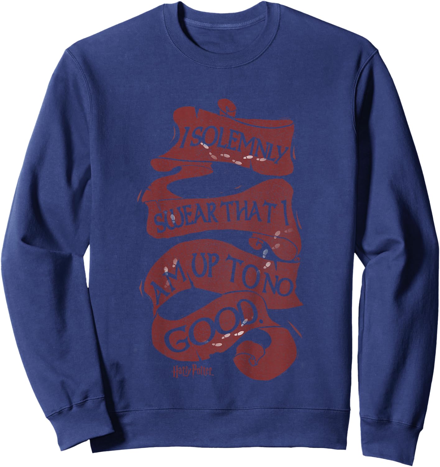 Kids Harry Potter I Solemnly Swear That I Am Up to No Good Sweatshirt - Sweatshirt | Navy