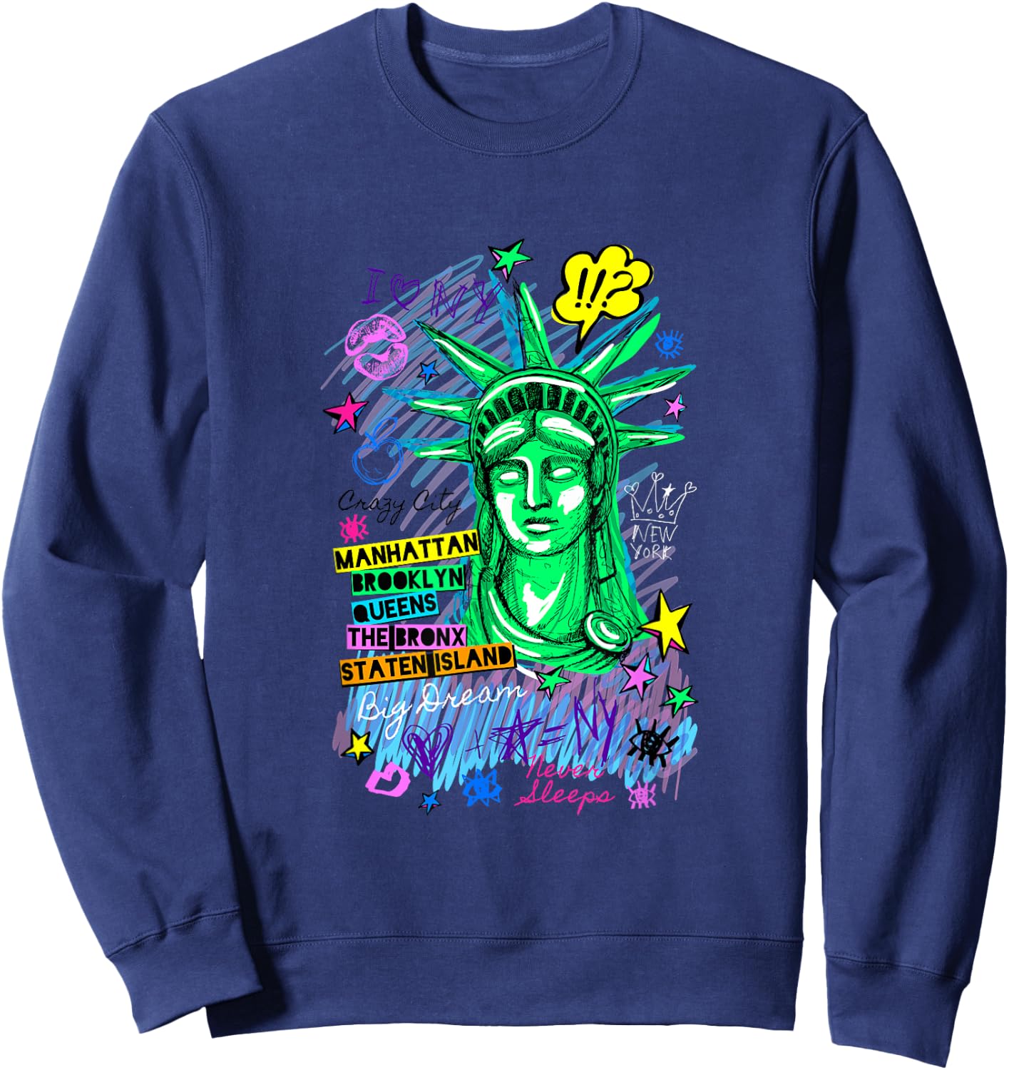 I Love NY Sweatshirt - Sweatshirt | Navy