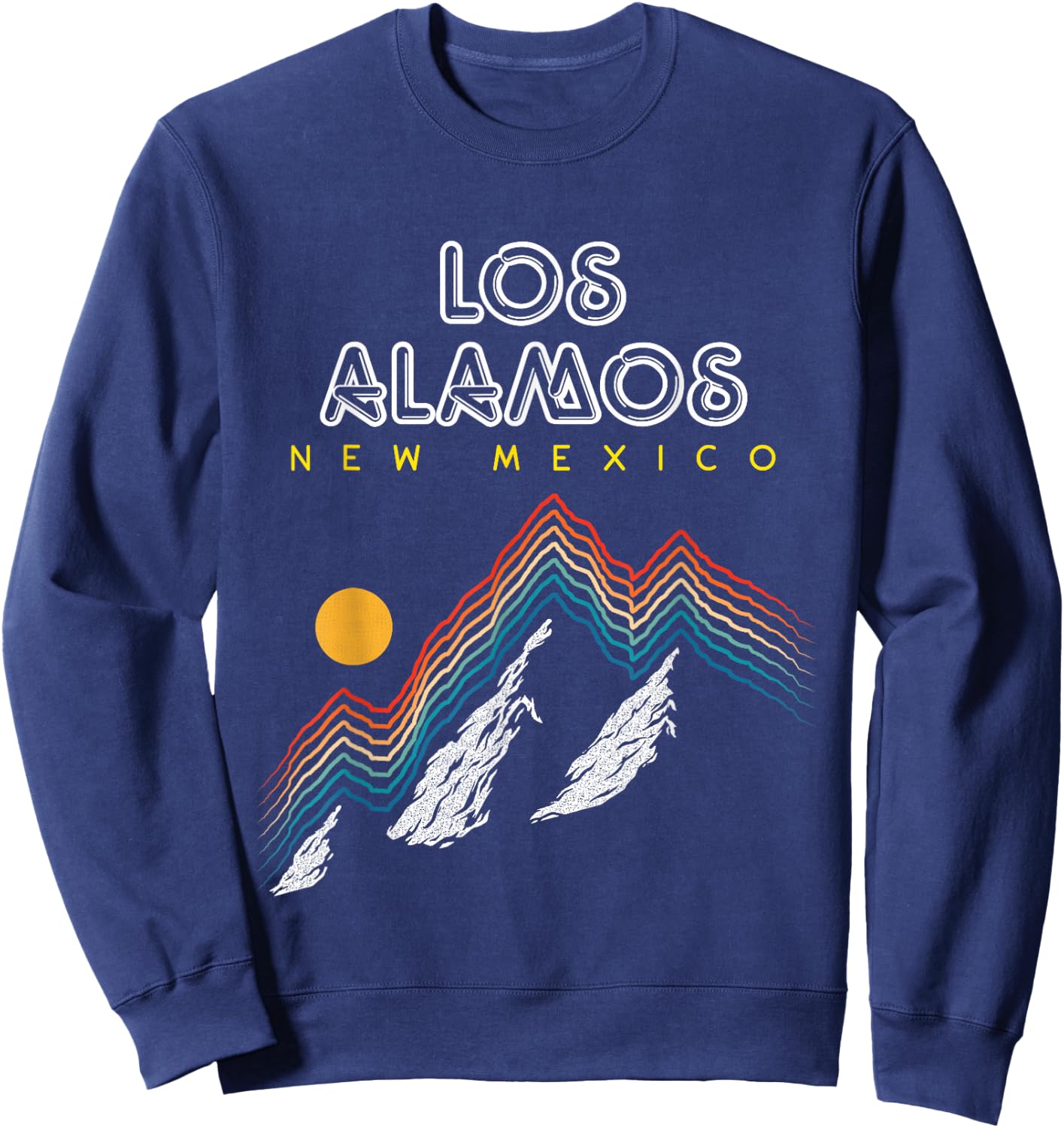 Los Alamos New Mexico - USA Ski 1980s Retro Sweatshirt - Sweatshirt | Navy