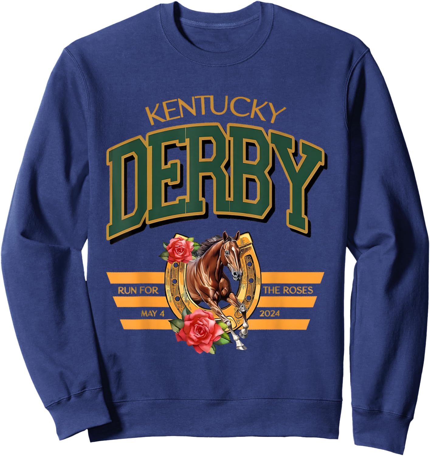 Vintage It's Derby 150 Yall 150th Horse Racing KY Derby Day Sweatshirt - Sweatshirt | Navy