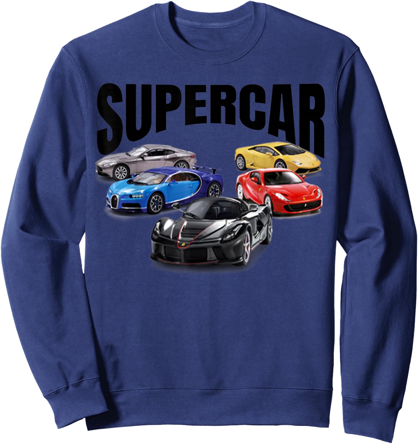 The best Supercar racing fan on the planet. Sweatshirt - Sweatshirt | Navy