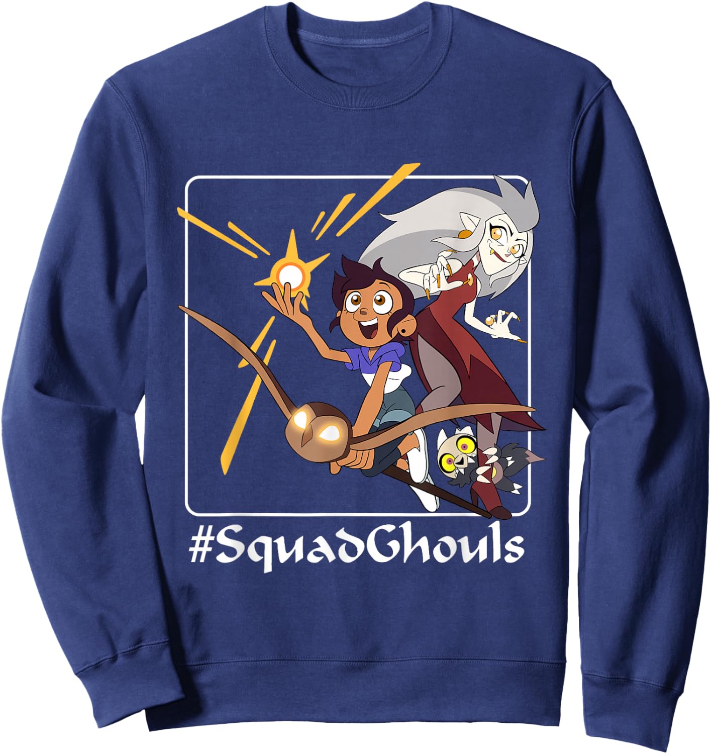 Disney Channel The Owl House #SquadGhouls Small Sweatshirt - Sweatshirt | Navy