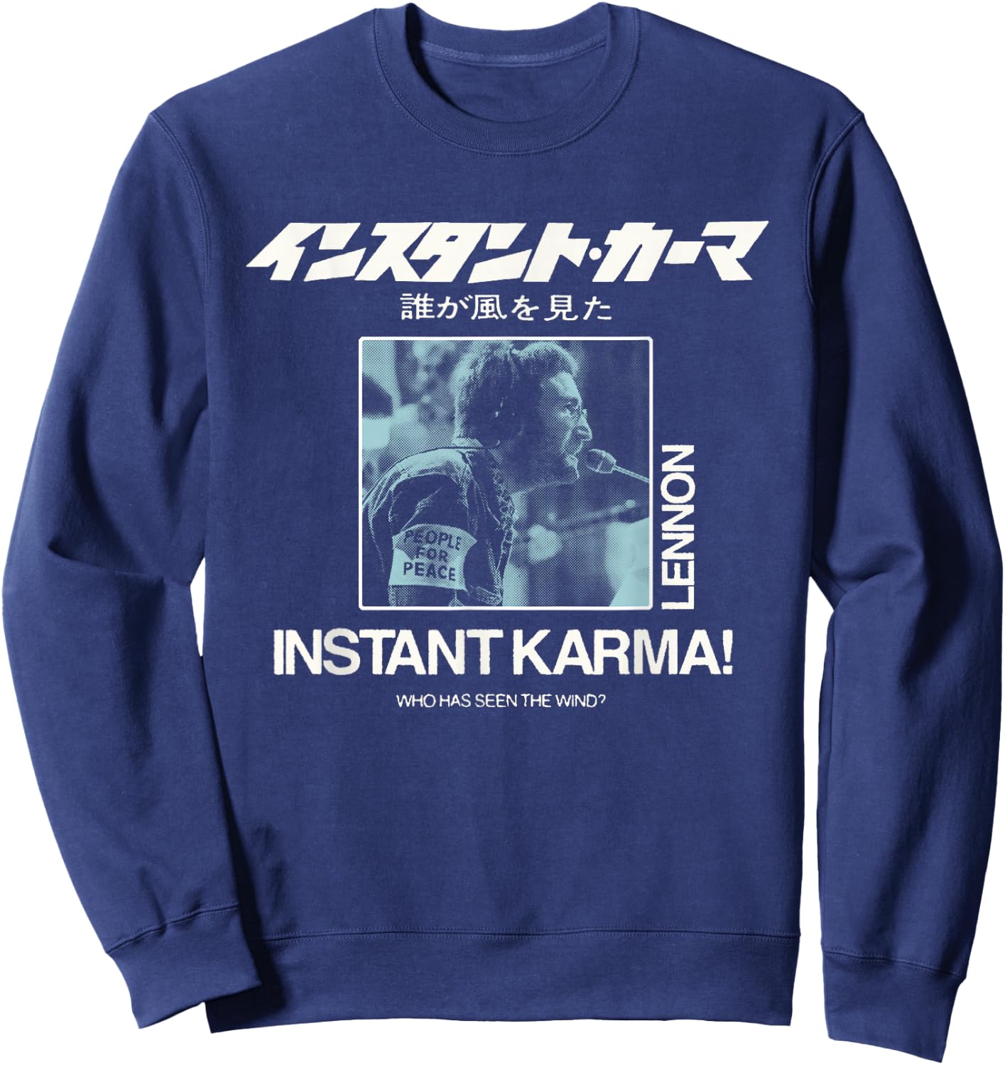 John Lennon - Karma! Sweatshirt - Sweatshirt | Navy
