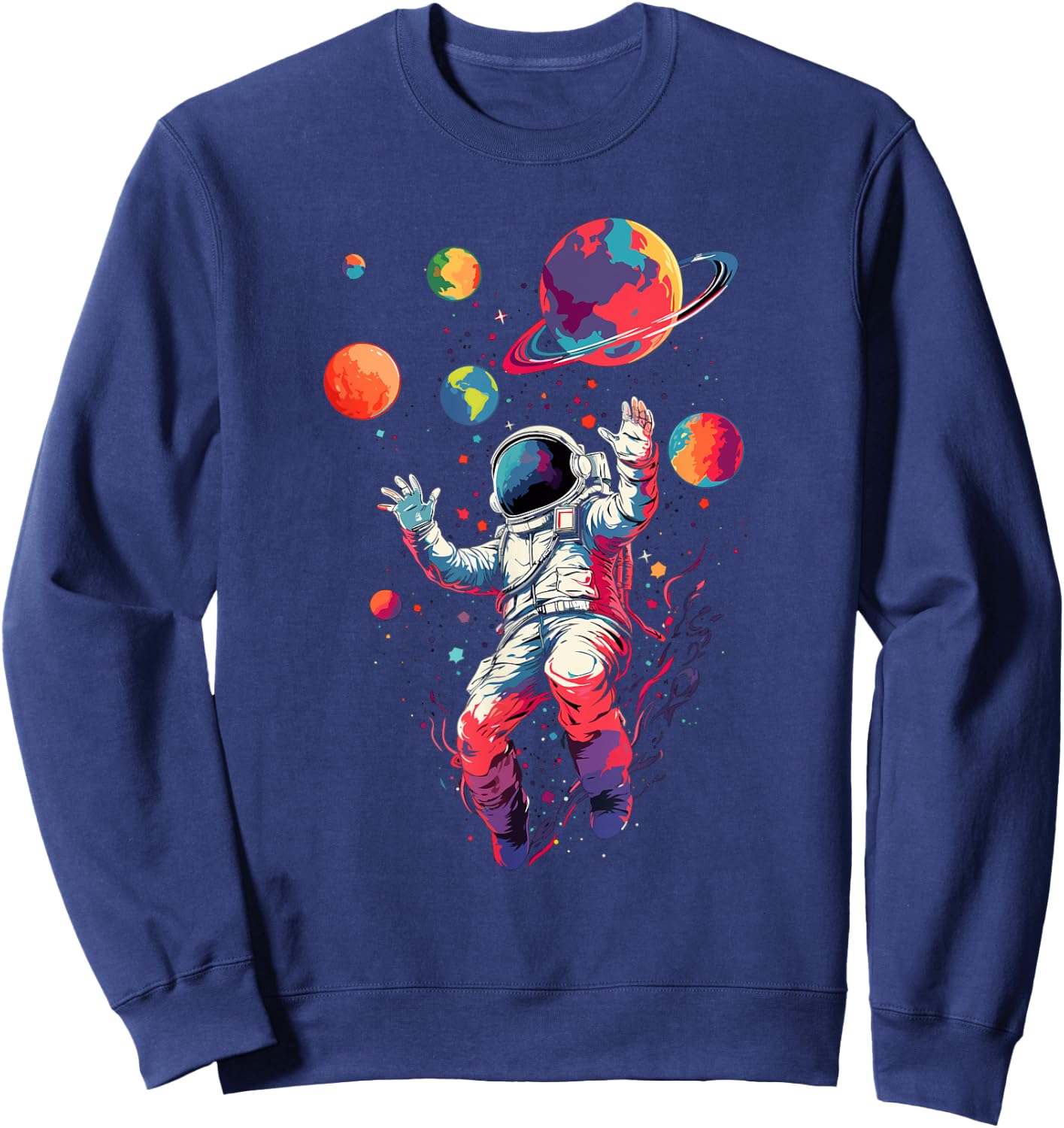 Astronaut Outer Space Gifts Men Kids Women Funny Space Sweatshirt - Sweatshirt | Navy