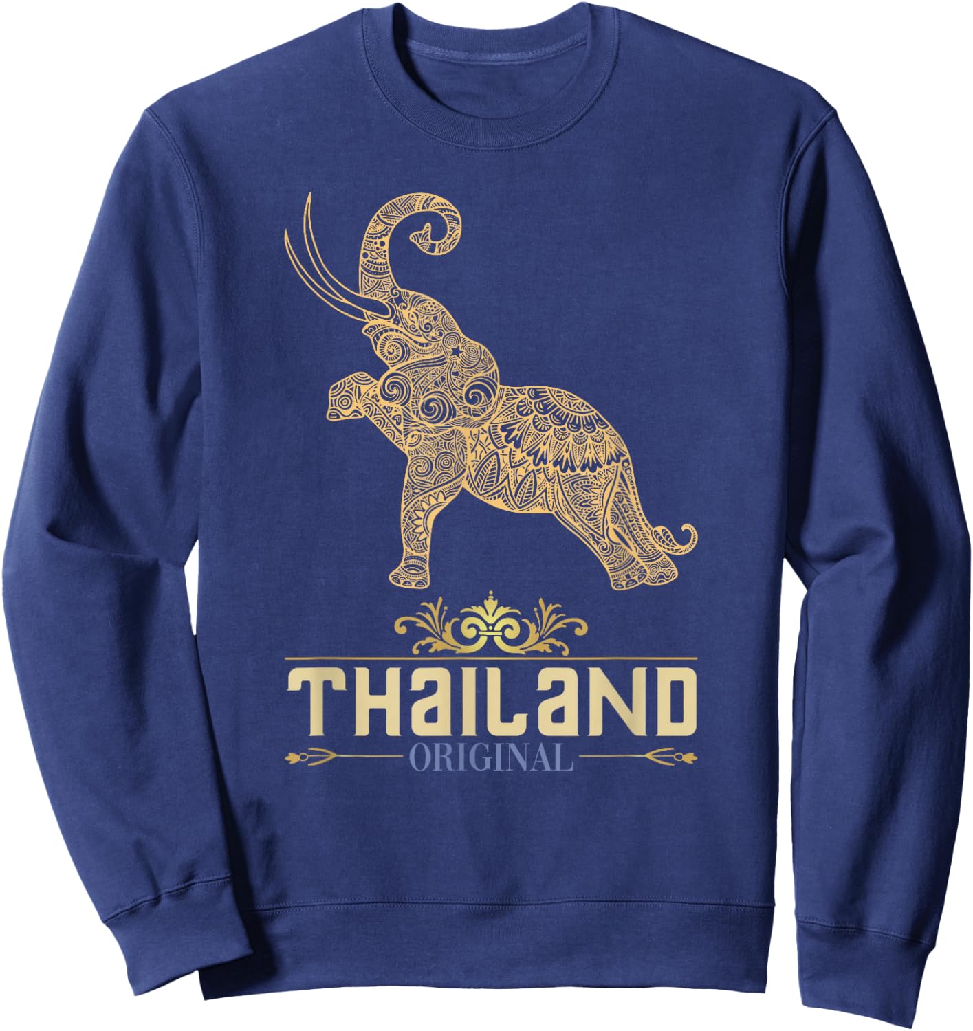 Thailand Lovers Thai Flag Asia Thailand Sweatshirt - Sweatshirt | Navy