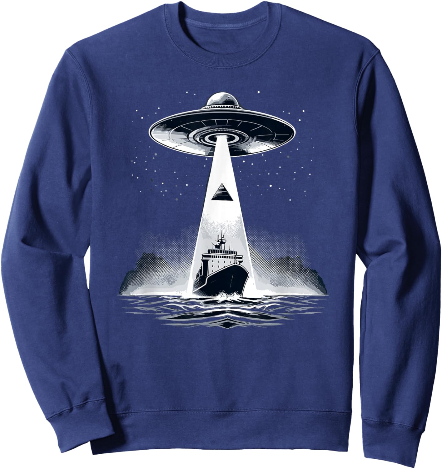 Bermuda Triangle Mysterious Disappearances Unexplained Sweatshirt - Sweatshirt | Navy