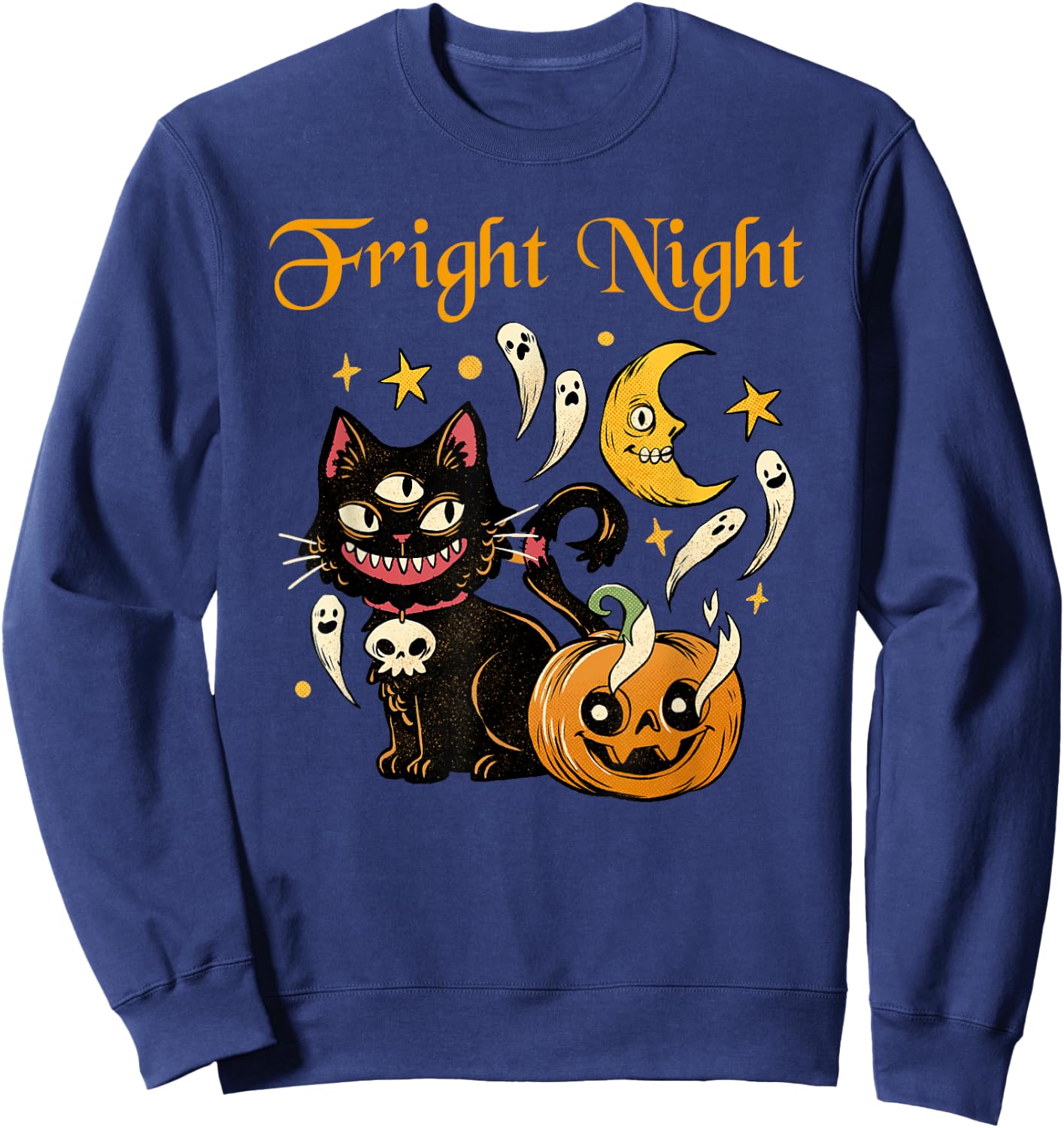 Halloween Fright Night Sweatshirt - Sweatshirt | Navy