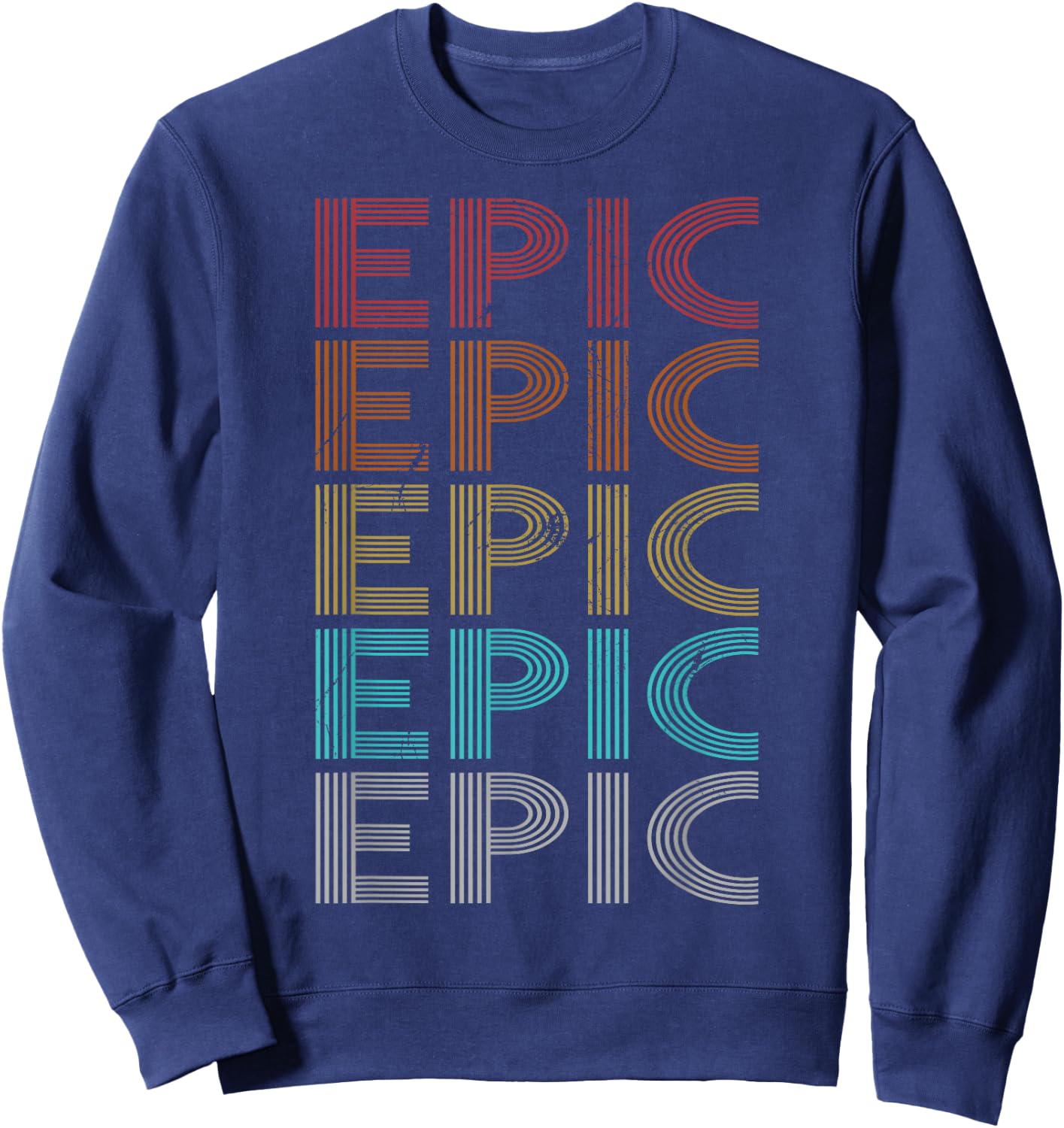 Retro Vintage Epic Sweatshirt - Sweatshirt | Navy