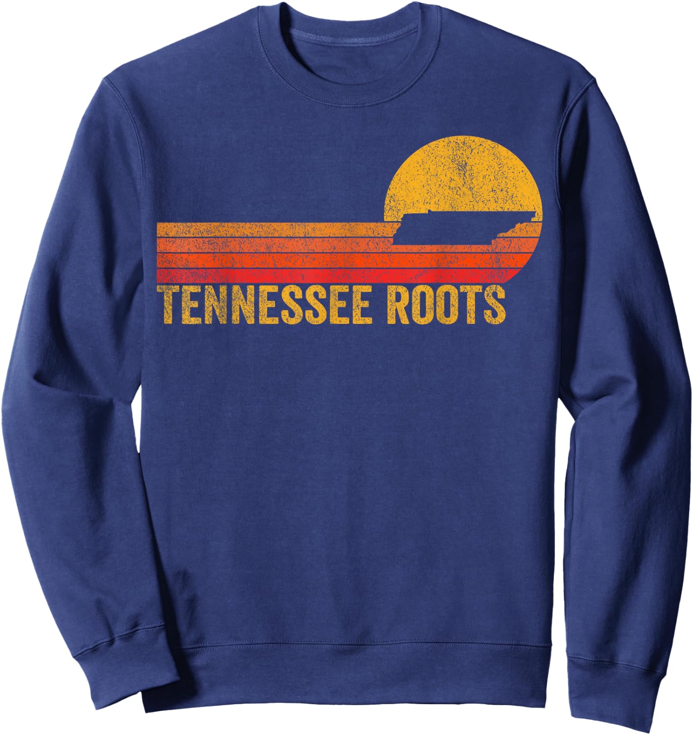 Retro Tennessee Funny Tennessee Home Tennessee Roots Vintage Sweatshirt - Sweatshirt | Navy