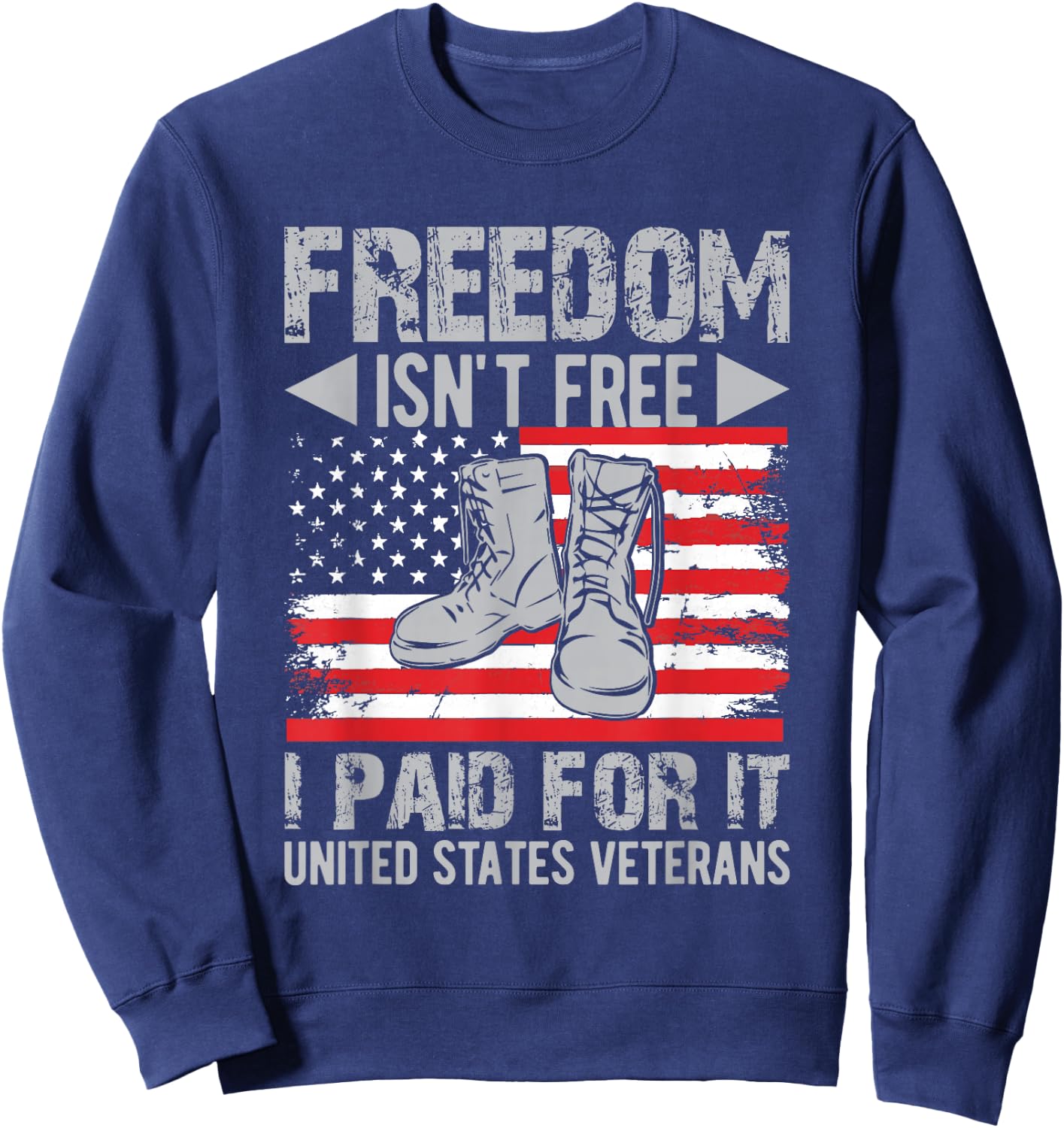 Veteran Veterans Day Sweatshirt - Sweatshirt | Navy