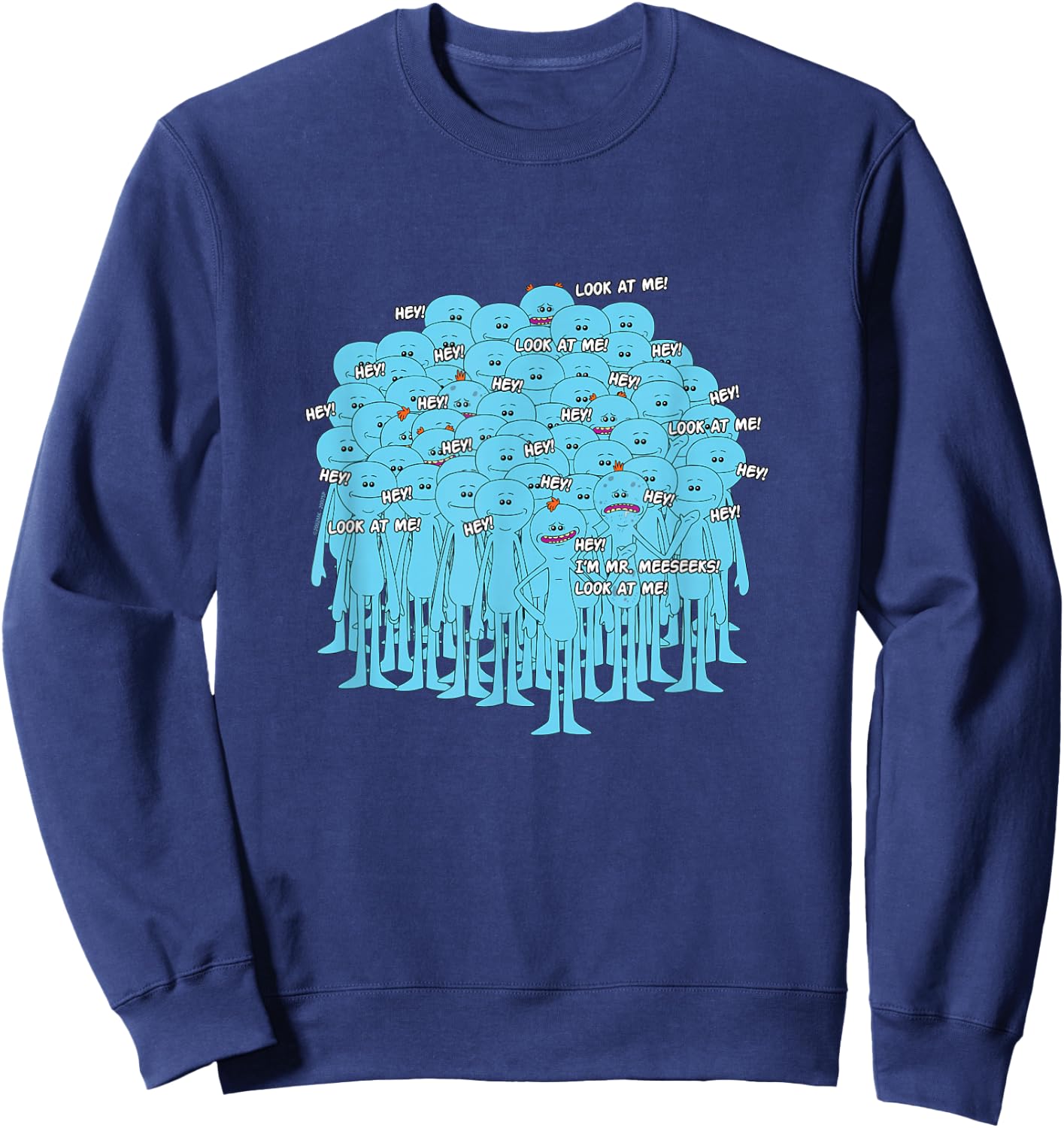 Rick and Morty Meeseeks Sweatshirt - Sweatshirt | Navy