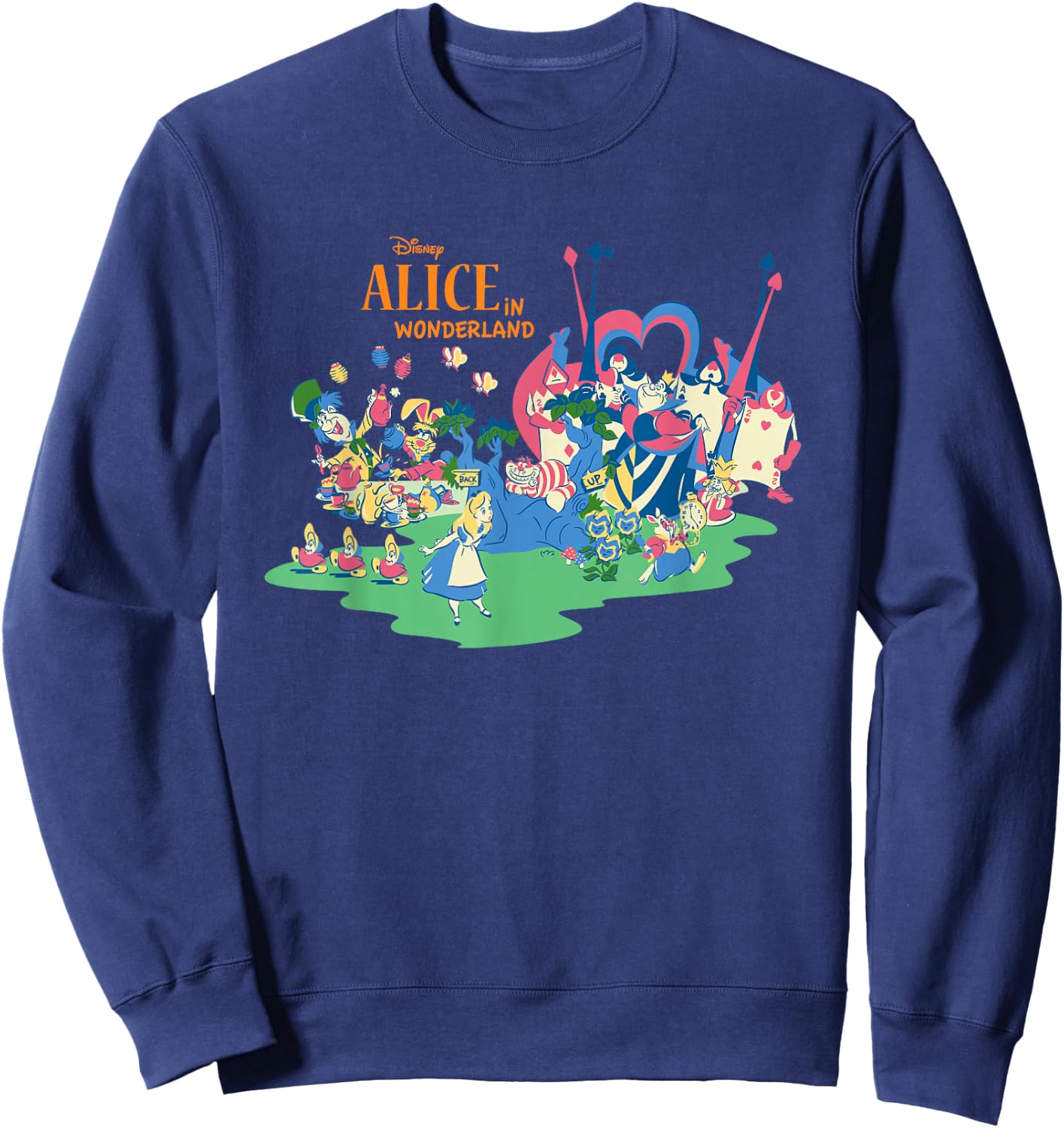 Disney Alice in Wonderland Characters Sweatshirt - Sweatshirt | Navy