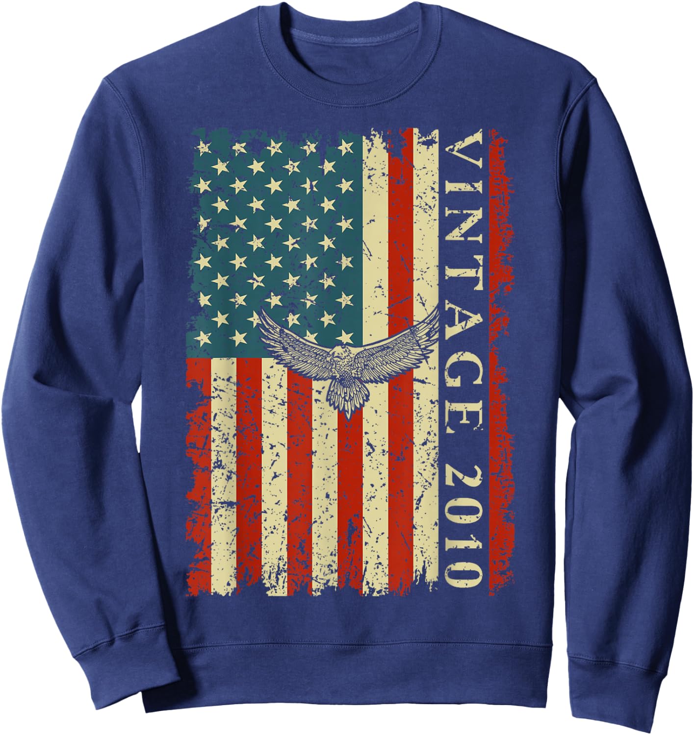 Born in 2010 15 Yr Old Birthday For Granddaughter Grandson Sweatshirt - Sweatshirt | Navy