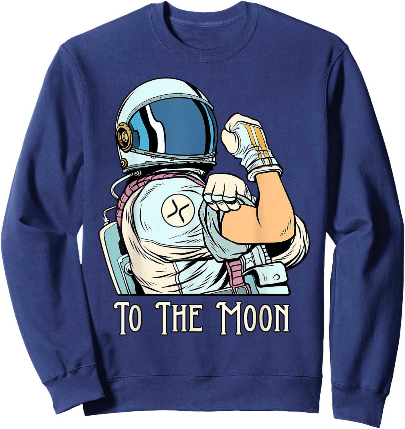 Crypto Currency Talk Link Fun Ripple XRP We Can Do It Merch Sweatshirt - Sweatshirt | Navy