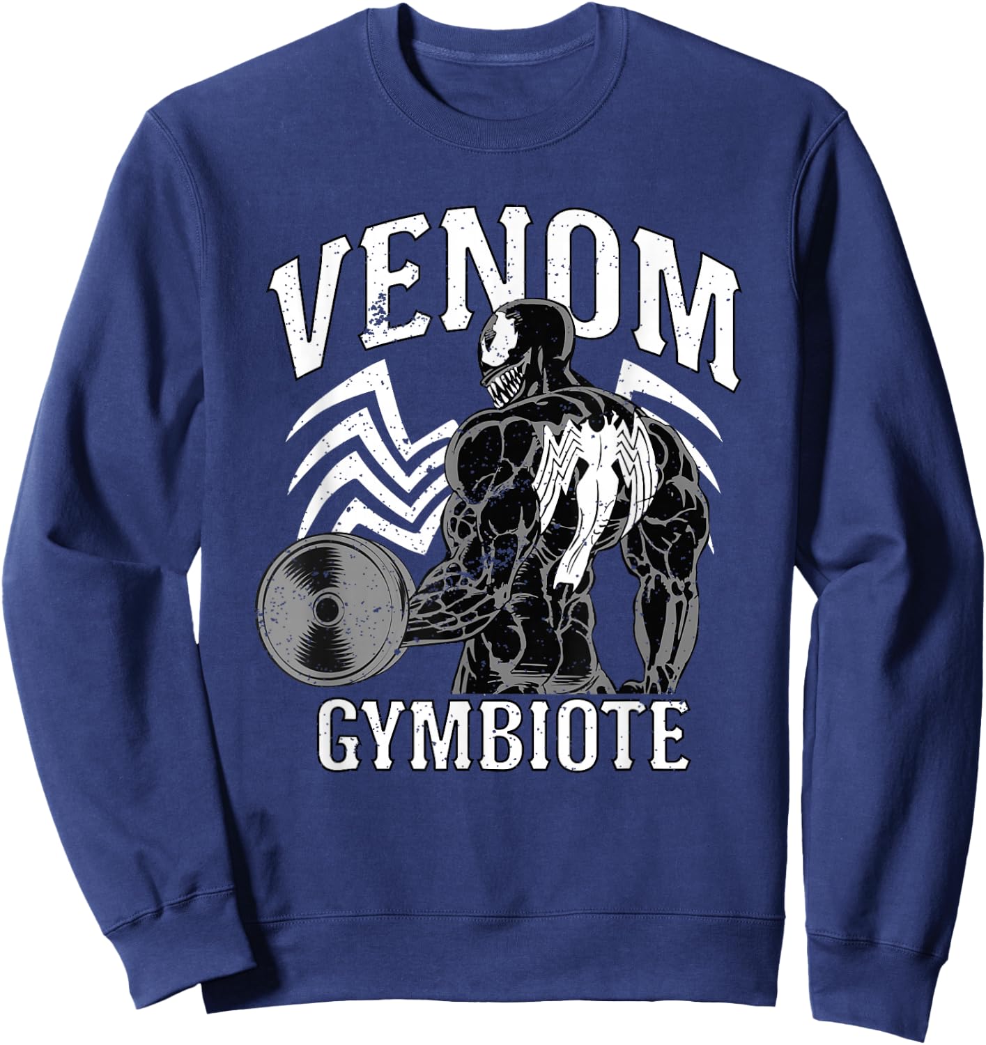 Marvel Venom Gymbiote Workout Small Sweatshirt - Sweatshirt | Navy