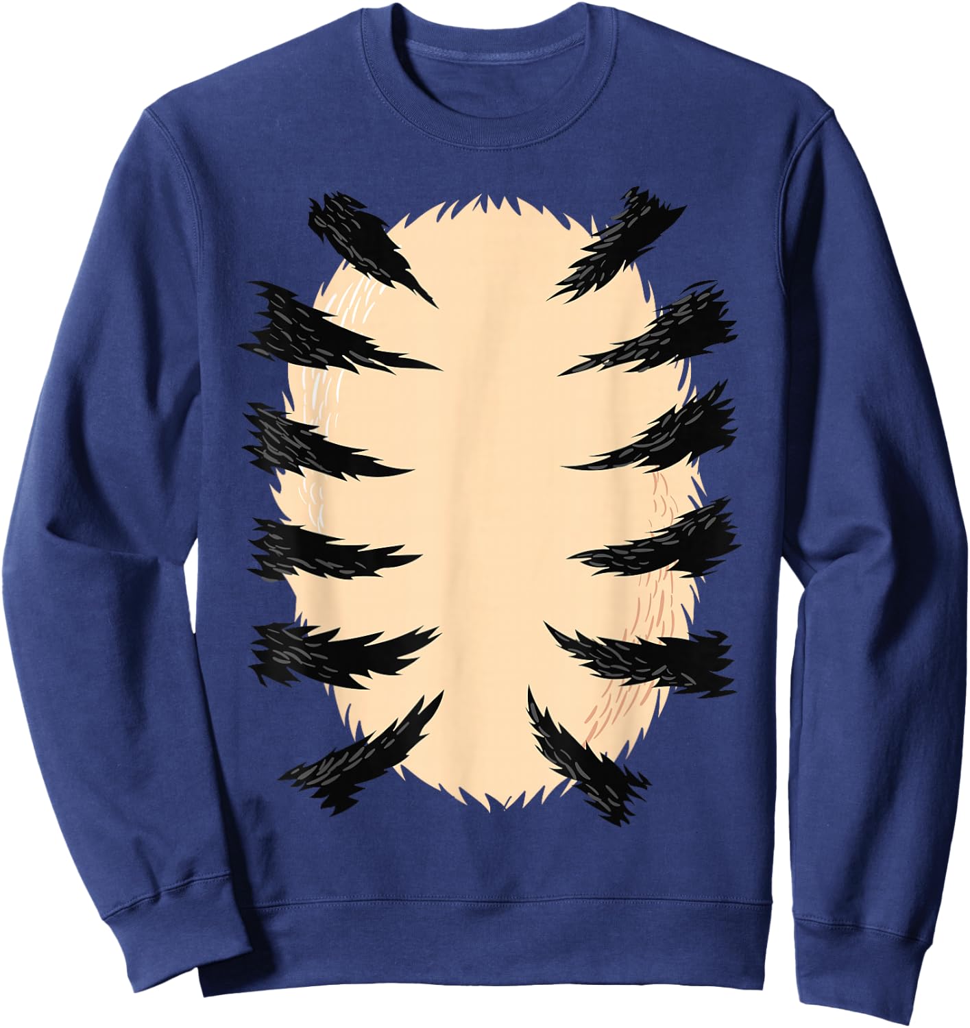 Funny Tiger Halloween Costume Apparel Adult Men Women Kids Sweatshirt - Sweatshirt | Navy
