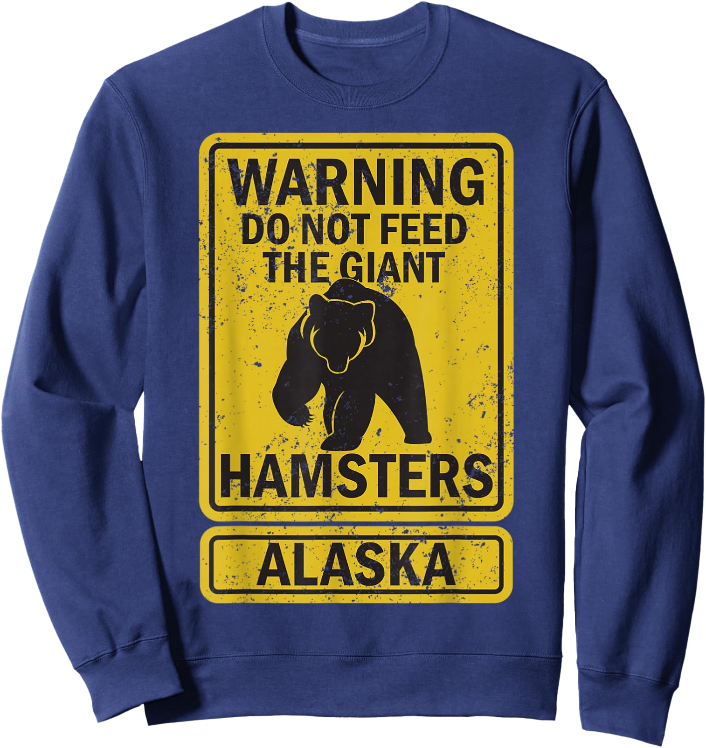 Funny Alaska Grizzly Brown Kodiak Bear Gift Women Sweatshirt - Sweatshirt | Navy