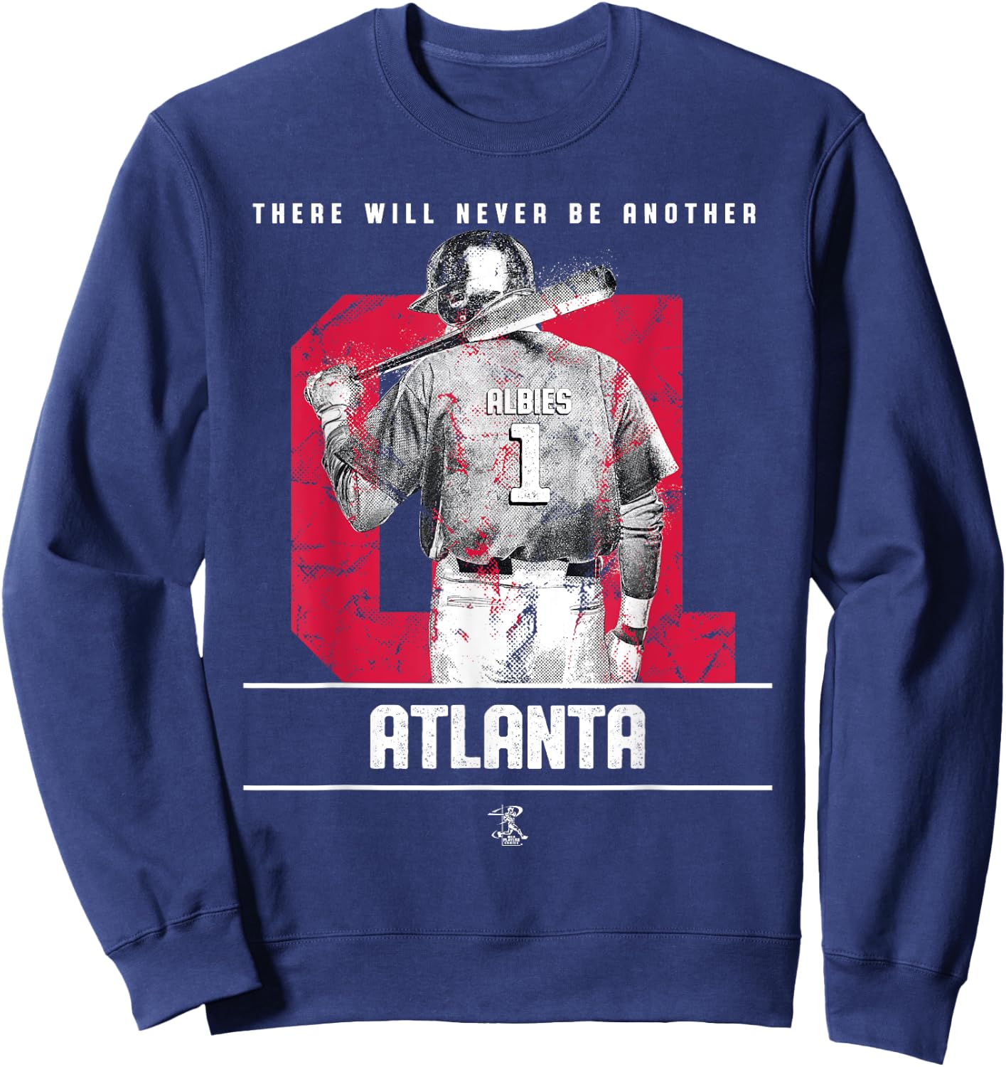 Ozzie Albies - There Will Never Be Another - Apparel Sweatshirt - Sweatshirt | Navy