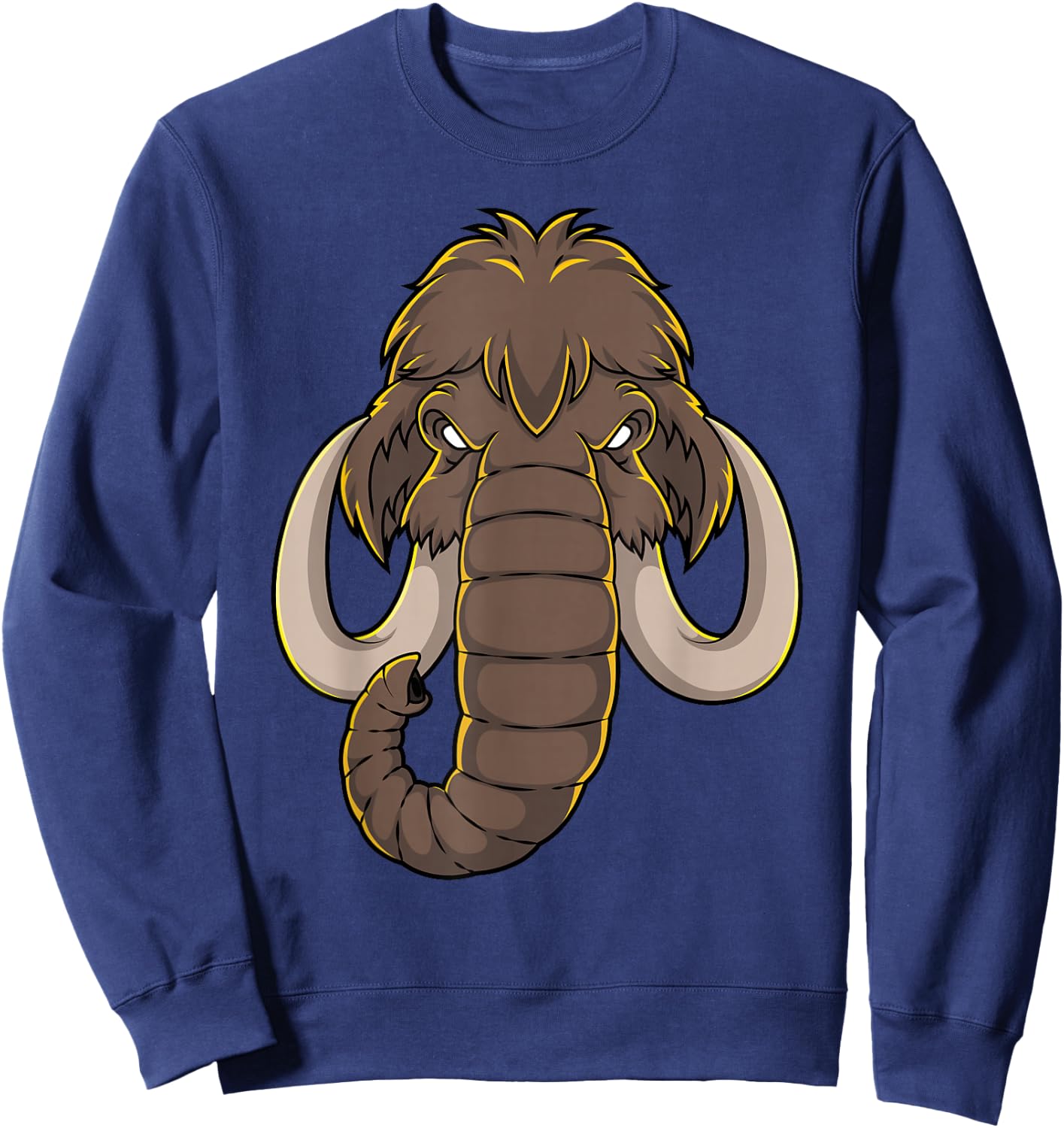 Woolly Mammoth Shirt Extinct Prehistoric Animal Lover Sweatshirt - Sweatshirt | Navy