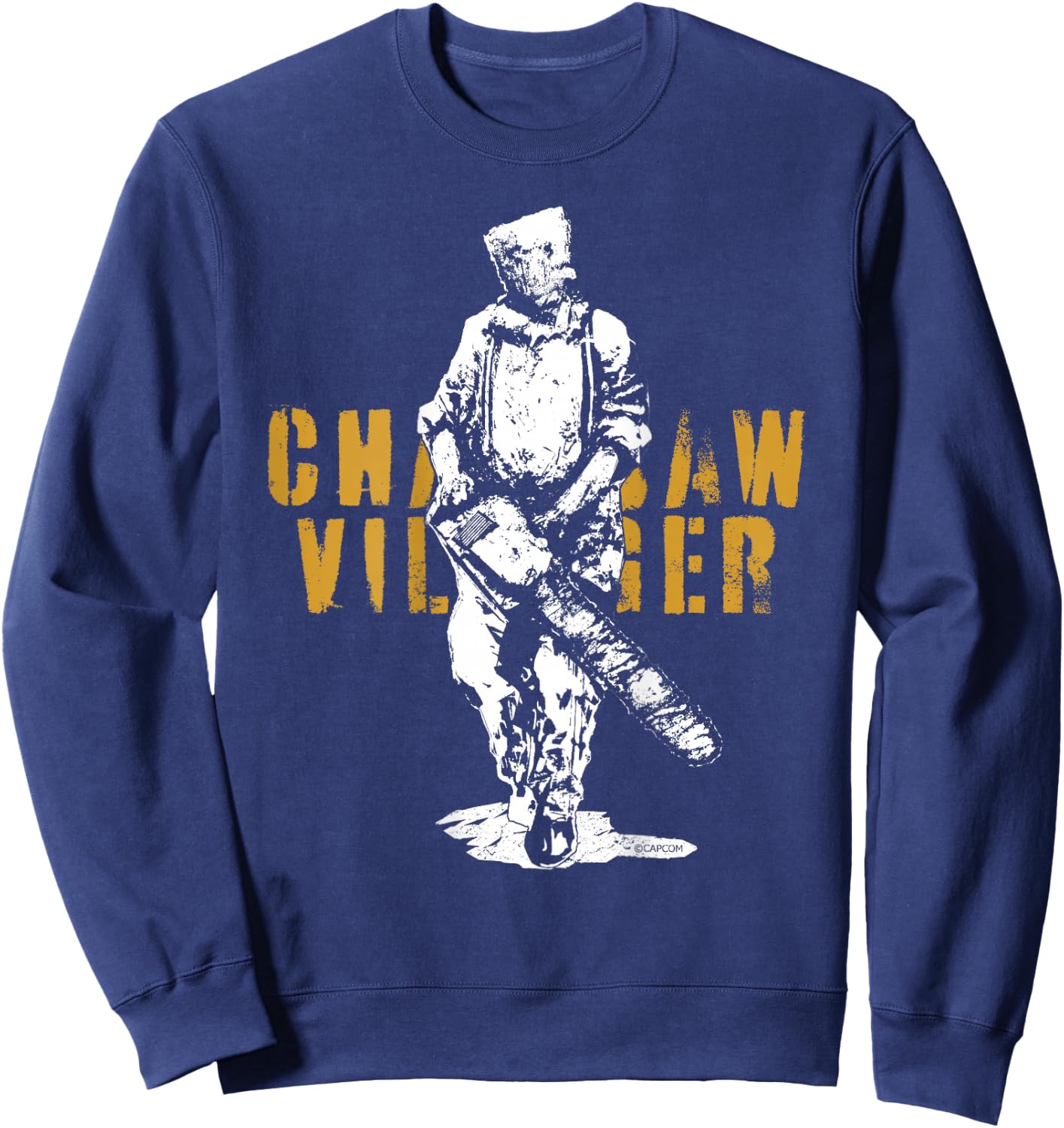 Resident Evil 4 Chainsaw Villager Sweatshirt - Sweatshirt | Navy