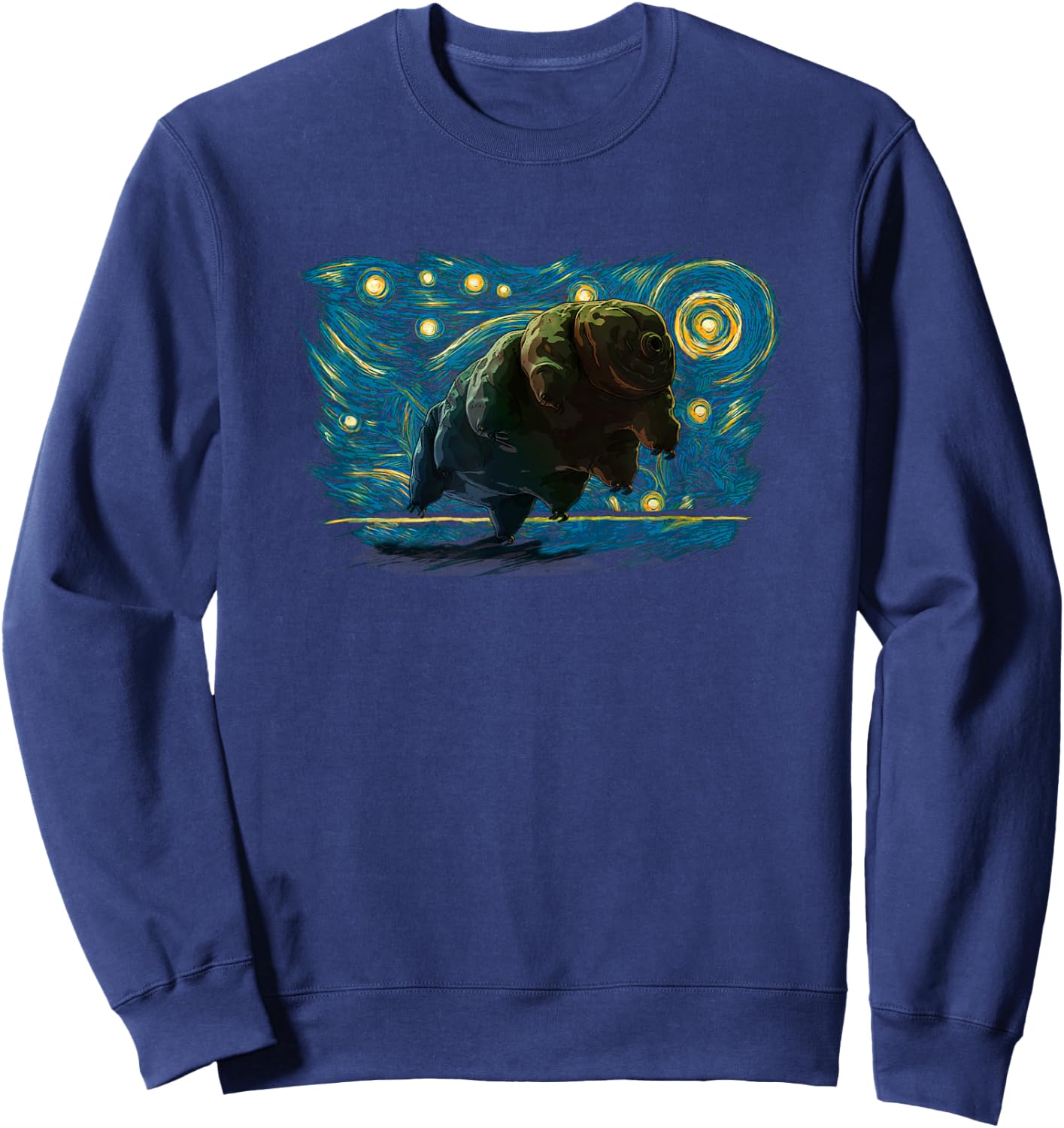 Retro Vintage Style Tardigrade Sweatshirt - Sweatshirt | Navy