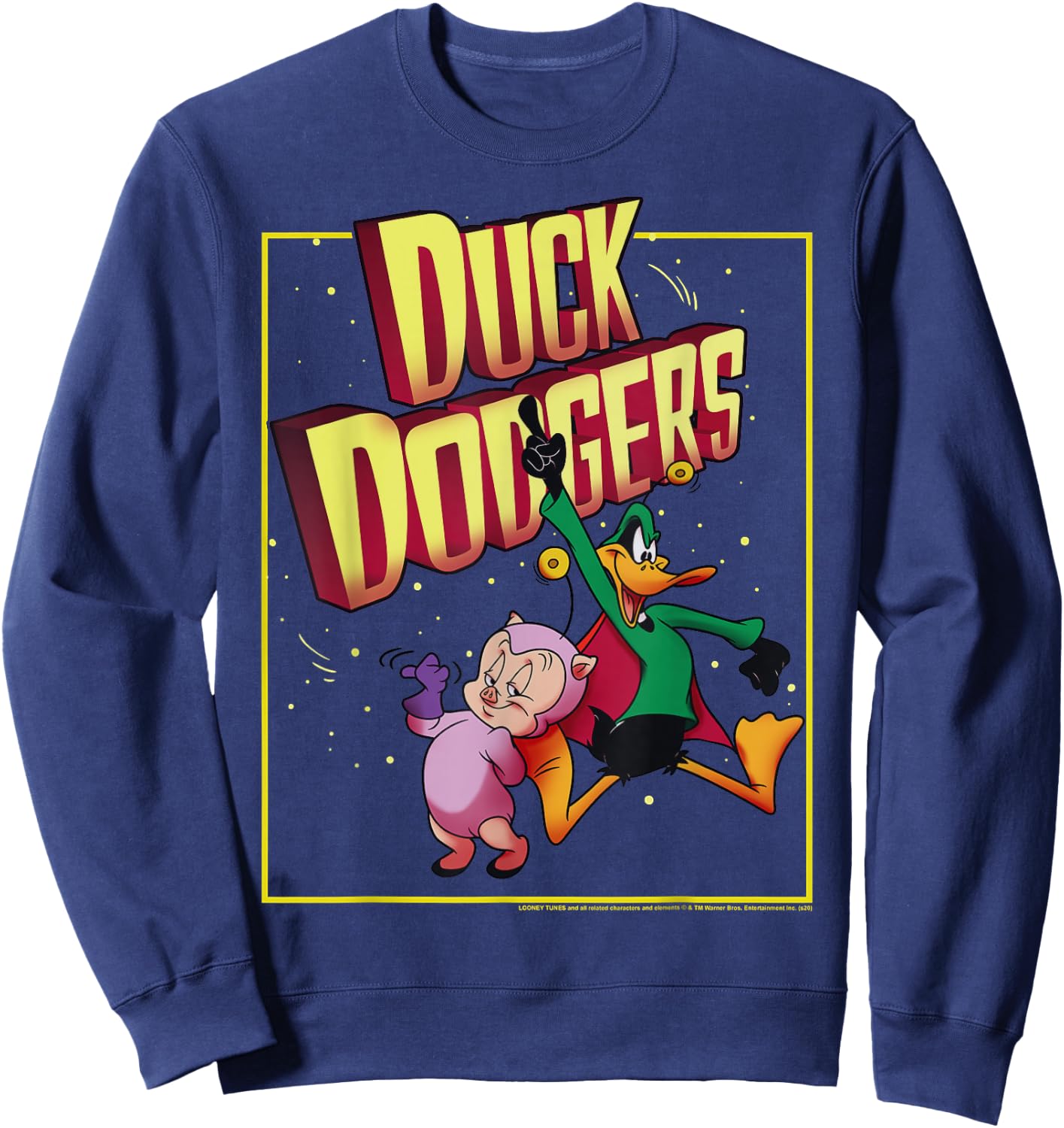 Looney Tunes Duck Dodgers Duo Sweatshirt - Sweatshirt | Navy