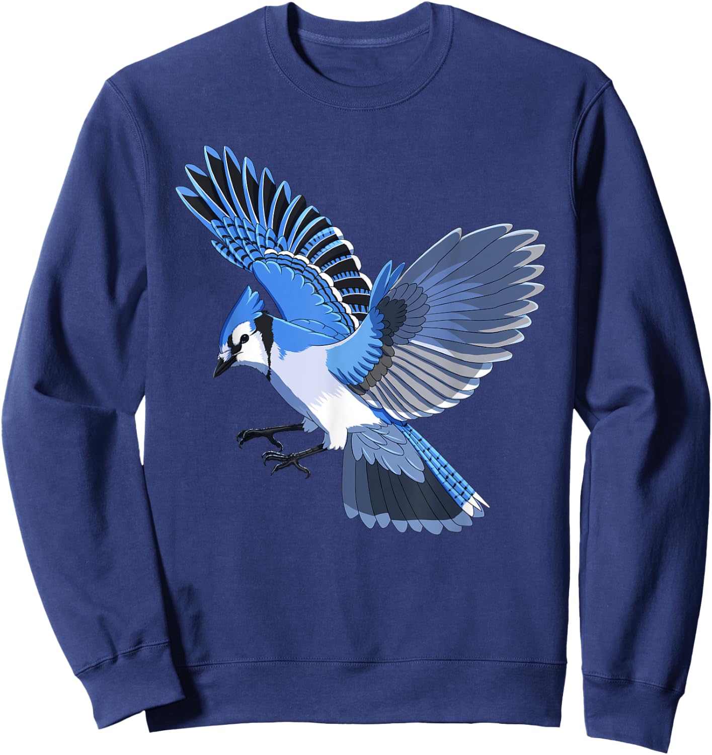 Animal Bird Blue Jay Sweatshirt - Sweatshirt | Navy
