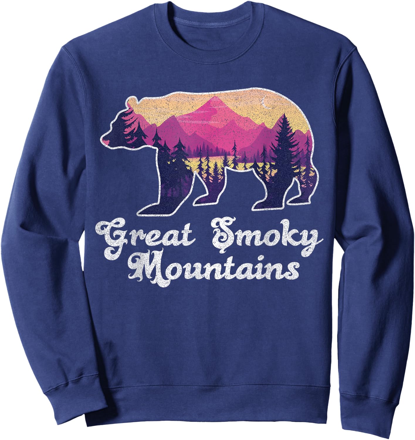 Smoky Mountains Gatlinburg Tennessee Souvenirs Sweatshirt - Sweatshirt | Navy