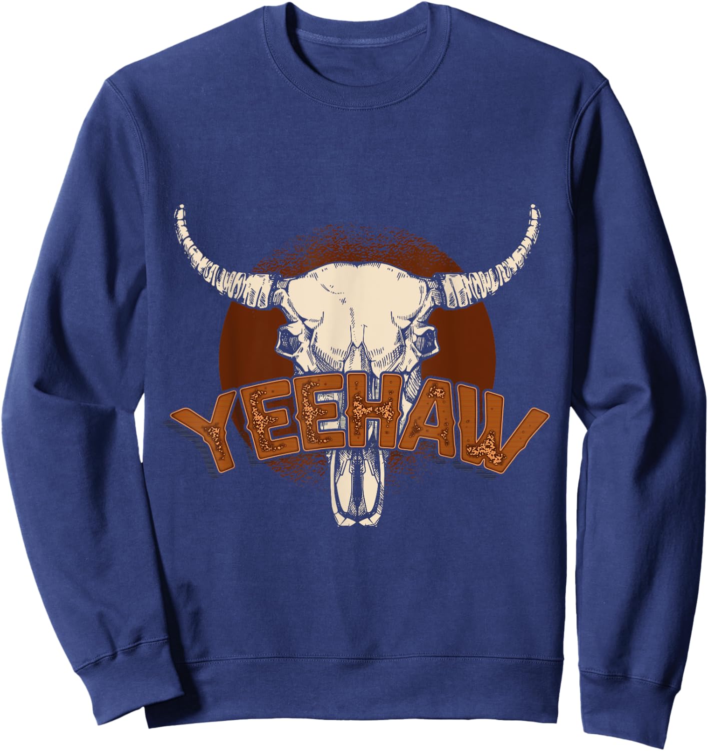 Yeehaw Cowboy Sweatshirt - Sweatshirt | Navy