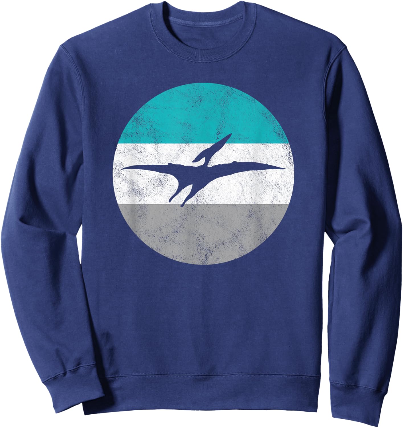 Pterodactyl Retro Dinosaur Gift or Boys Sweatshirt - Sweatshirt | Navy