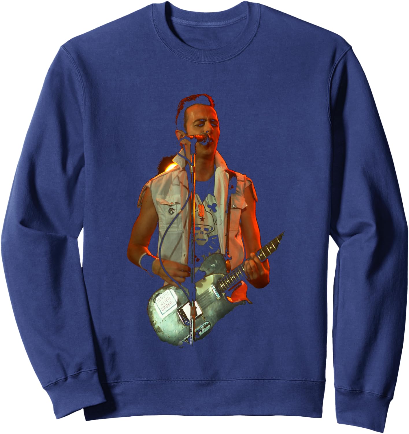 TV Times Joe Strummer The Clash Live Sweatshirt - Sweatshirt | Navy