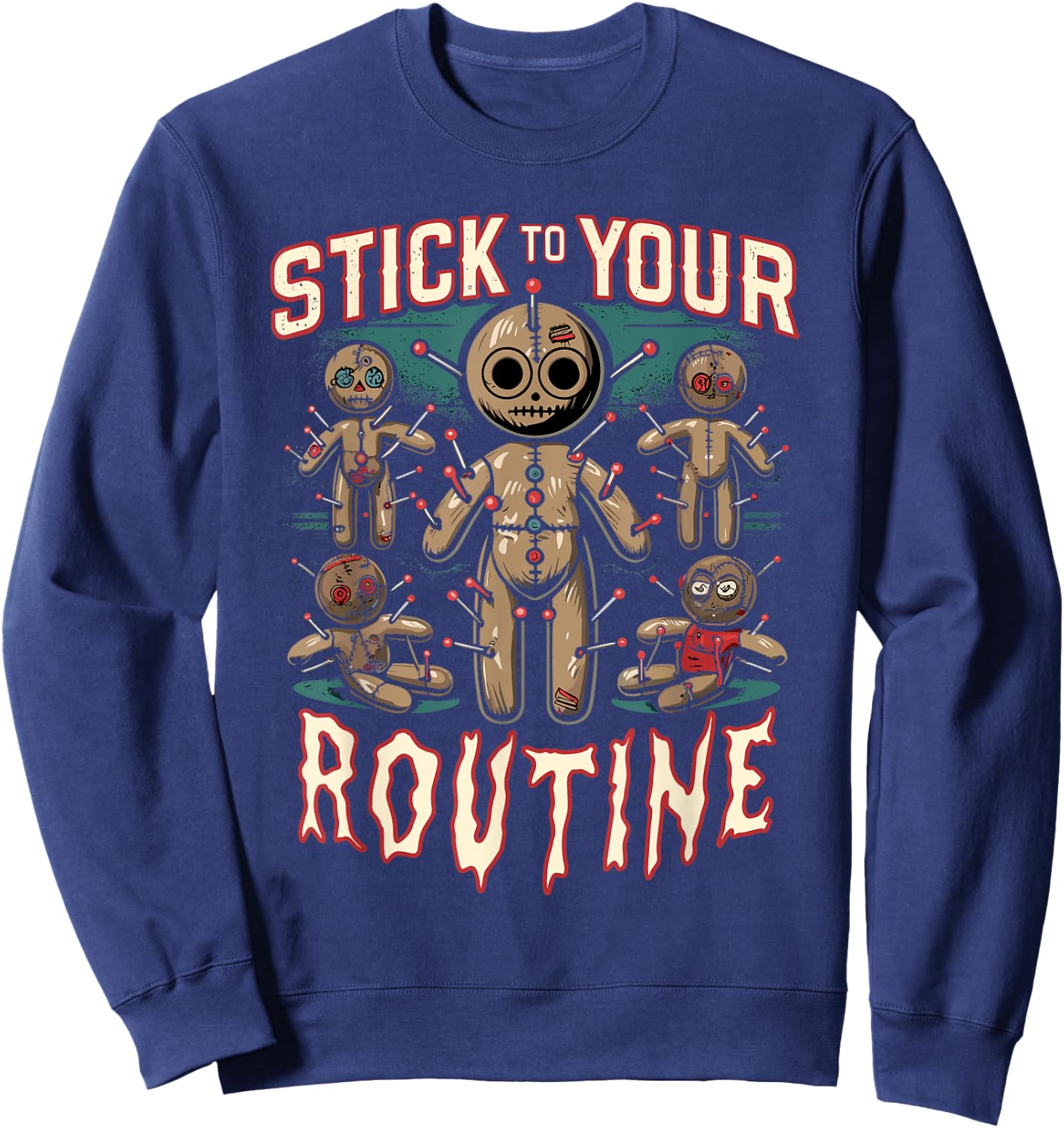 Bodybuilding Powerlifting Weightlifting Fitness Gym Sweatshirt - Sweatshirt | Navy