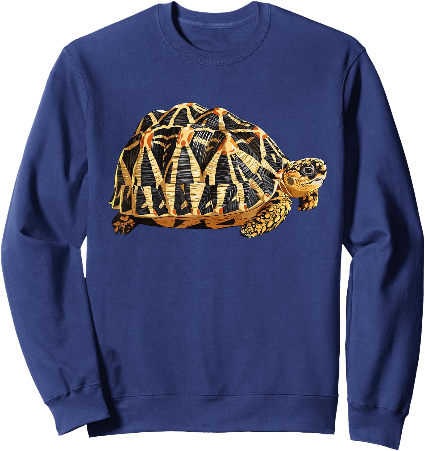Turtle Indian Star Tortoise Sweatshirt - Sweatshirt | Navy