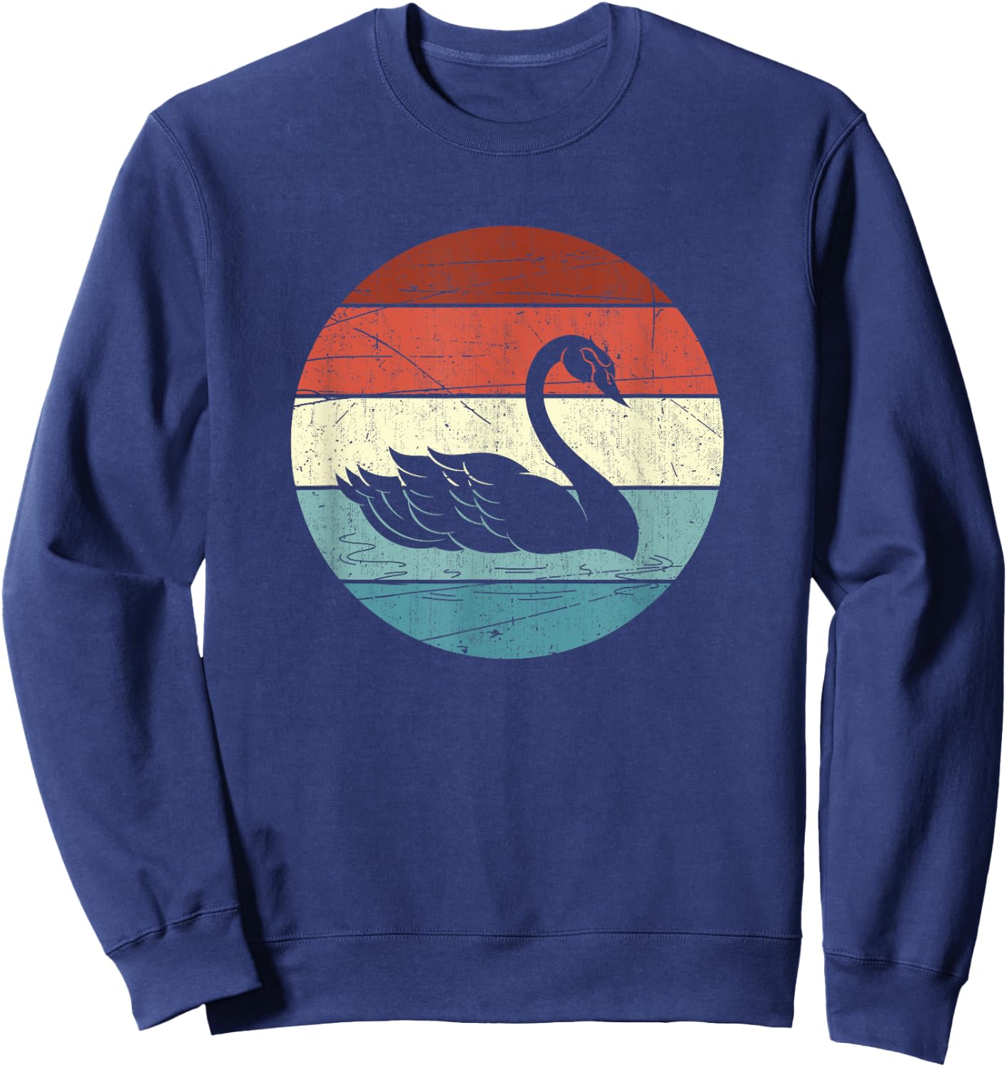 Retro Swan Sweatshirt - Sweatshirt | Navy
