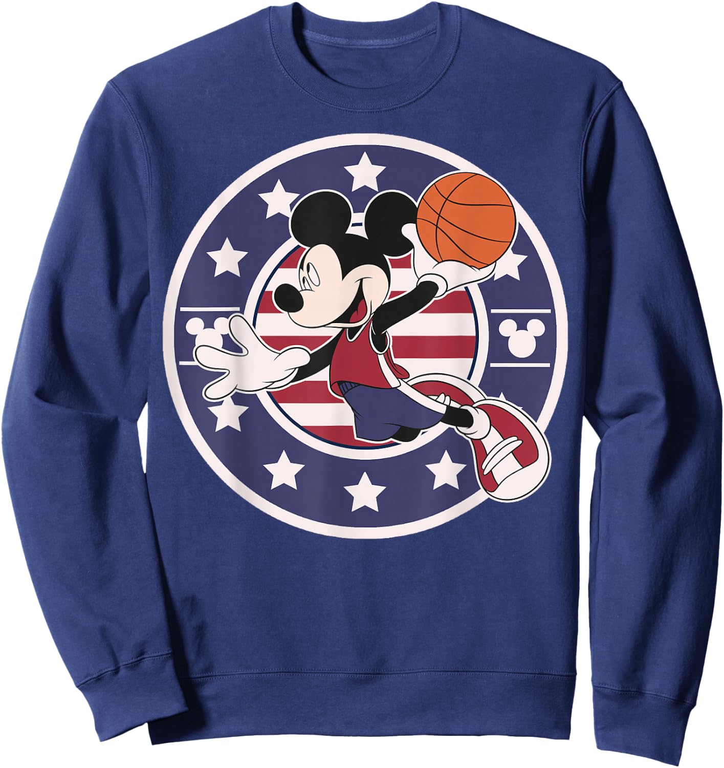 Disney Mickey and Friends Mickey Basketball USA Small Sweatshirt - Sweatshirt | Navy