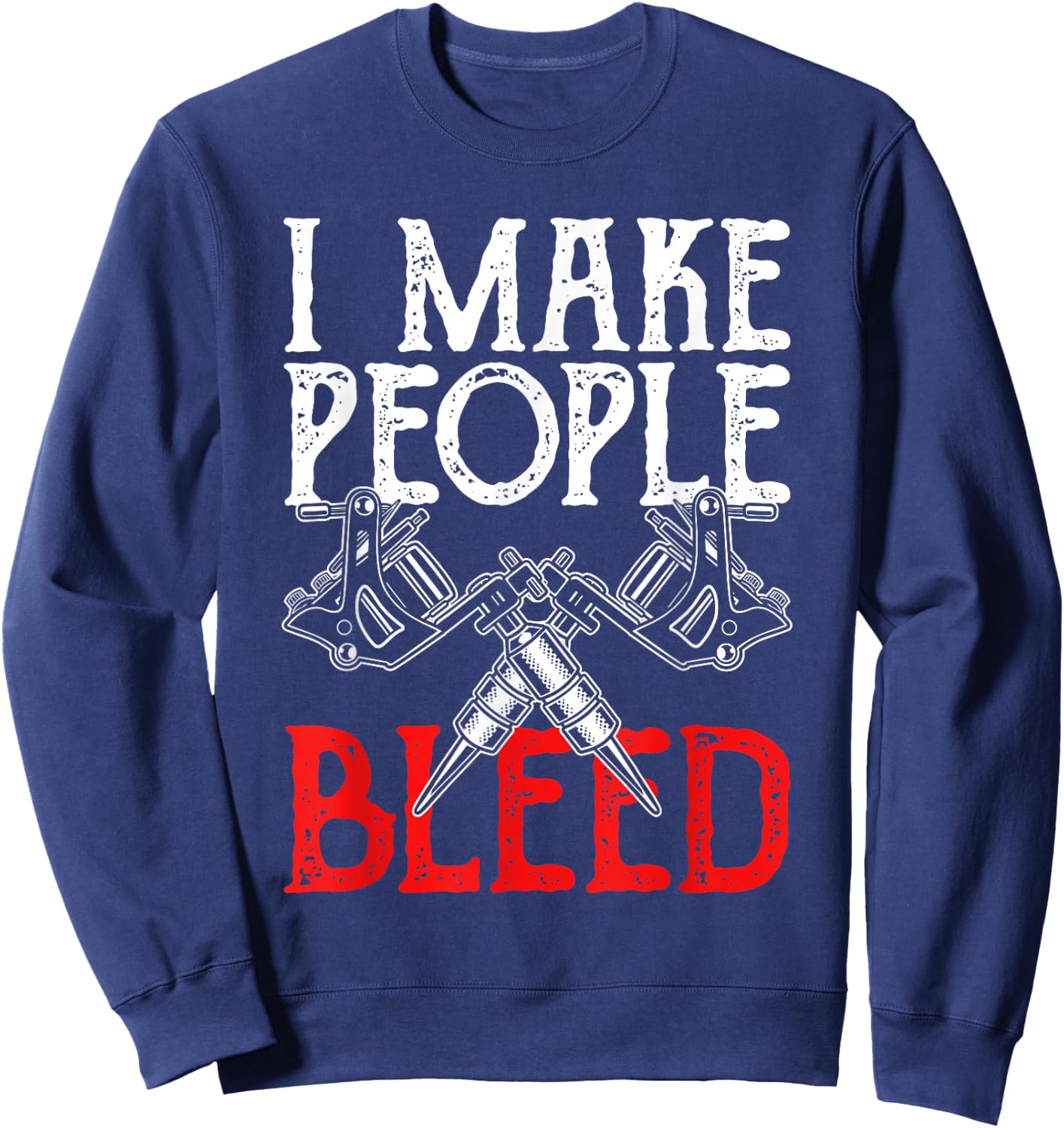 Funny Tattoo Master Tattoo Artist Gift Tattoo Small Sweatshirt - Sweatshirt | Navy