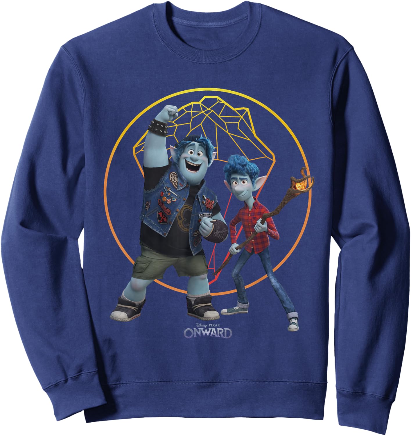 Disney Pixar Onward Ian & Barley Magic Gem Sweatshirt - Sweatshirt | Navy