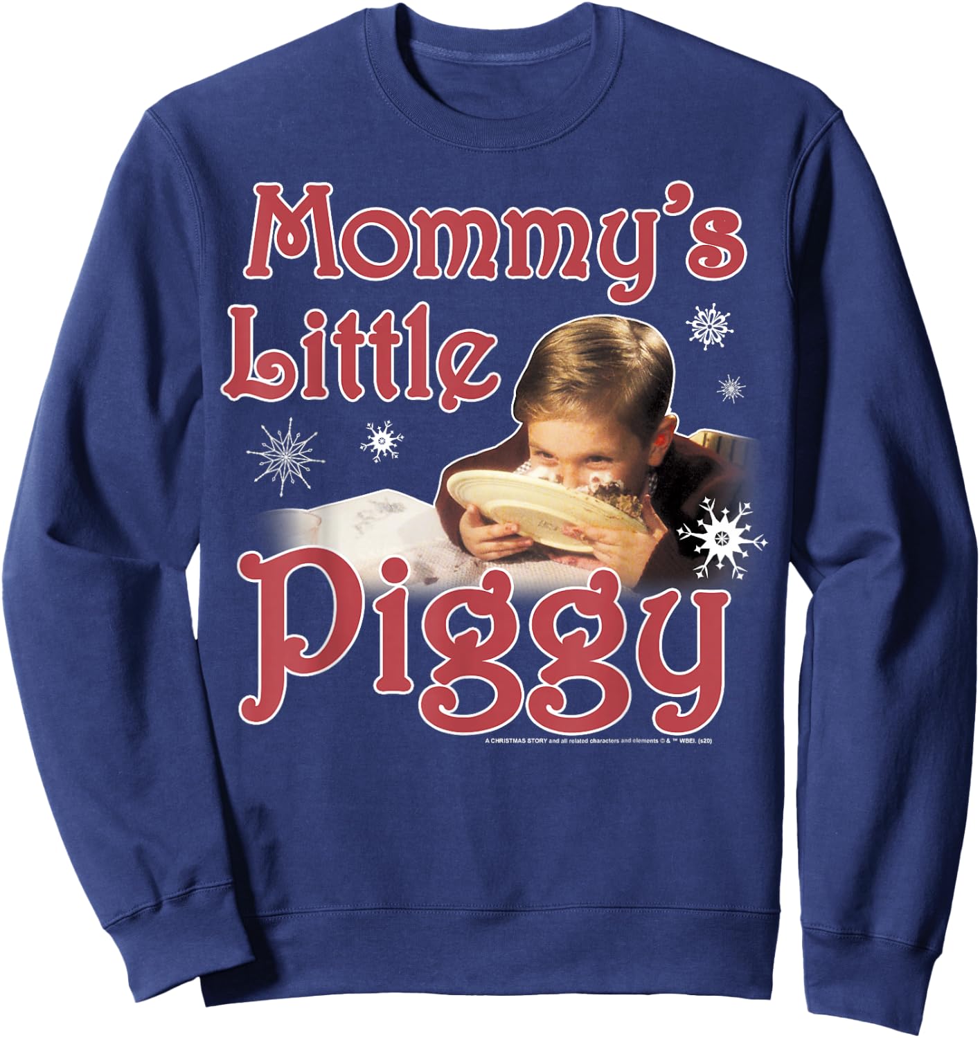 A Christmas Story Mommy's Little Piggy Sweatshirt - Sweatshirt | Navy