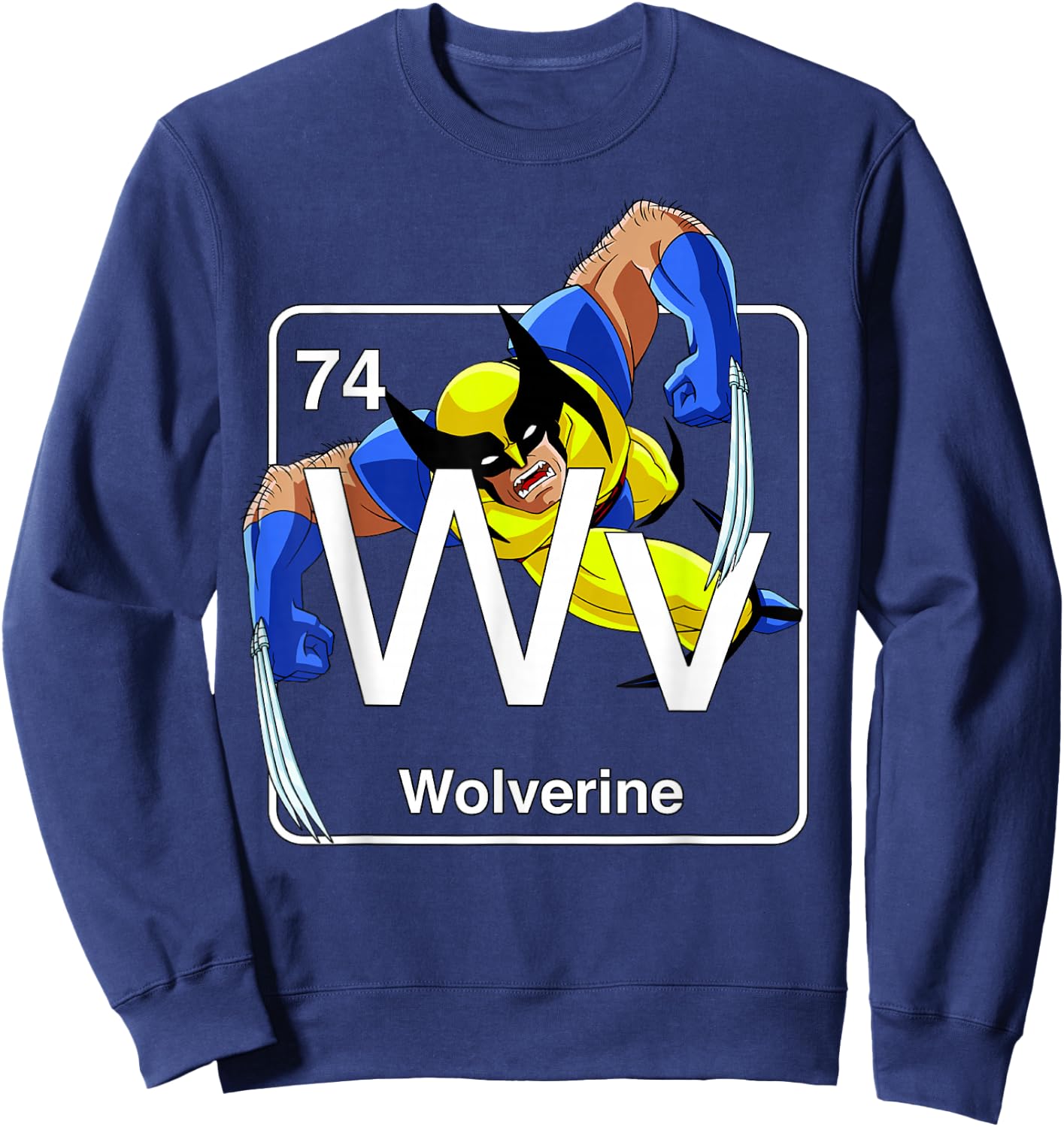 Marvel X-Men Wolverine Element Sweatshirt - Sweatshirt | Navy