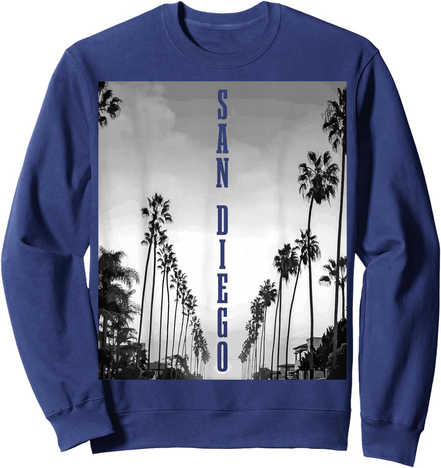 San Diego California West Coast California USA America Sweatshirt - Sweatshirt | Navy