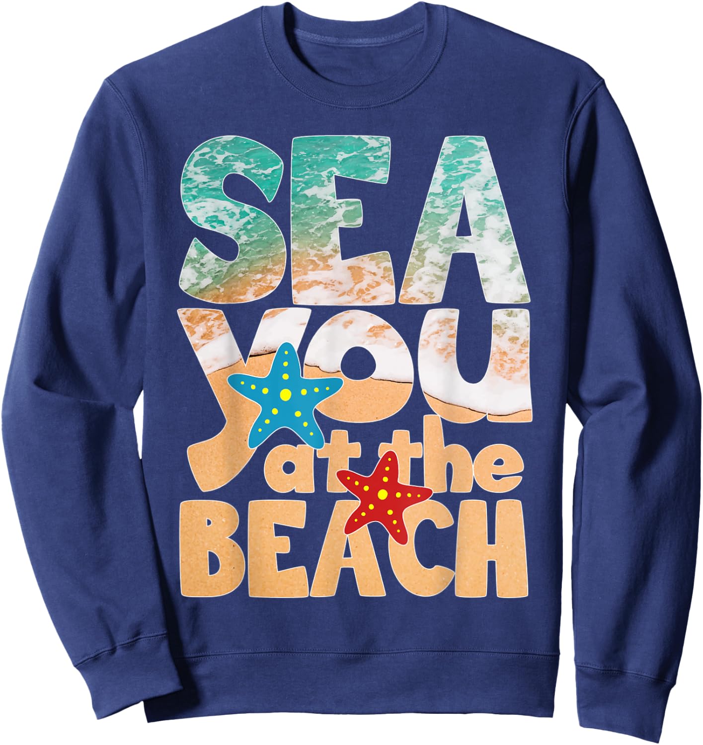 Sea You At The Beach Ocean Swimming Pool Swimmer Swim Men Women Kids Sweatshirt - Sweatshirt | Navy