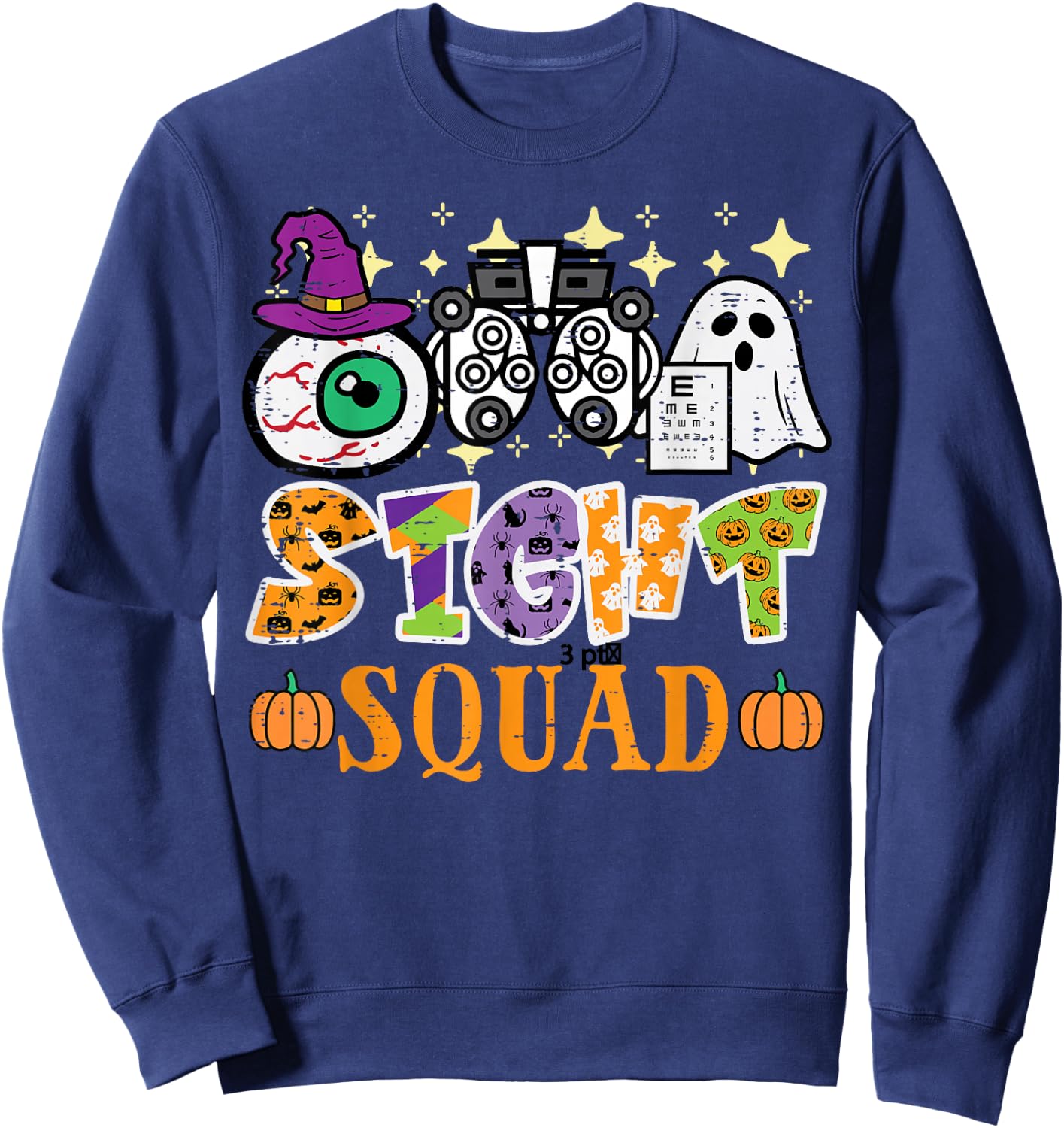 Halloween Optometrist Sight Squad Optometry Costume Women Sweatshirt - Sweatshirt | Navy
