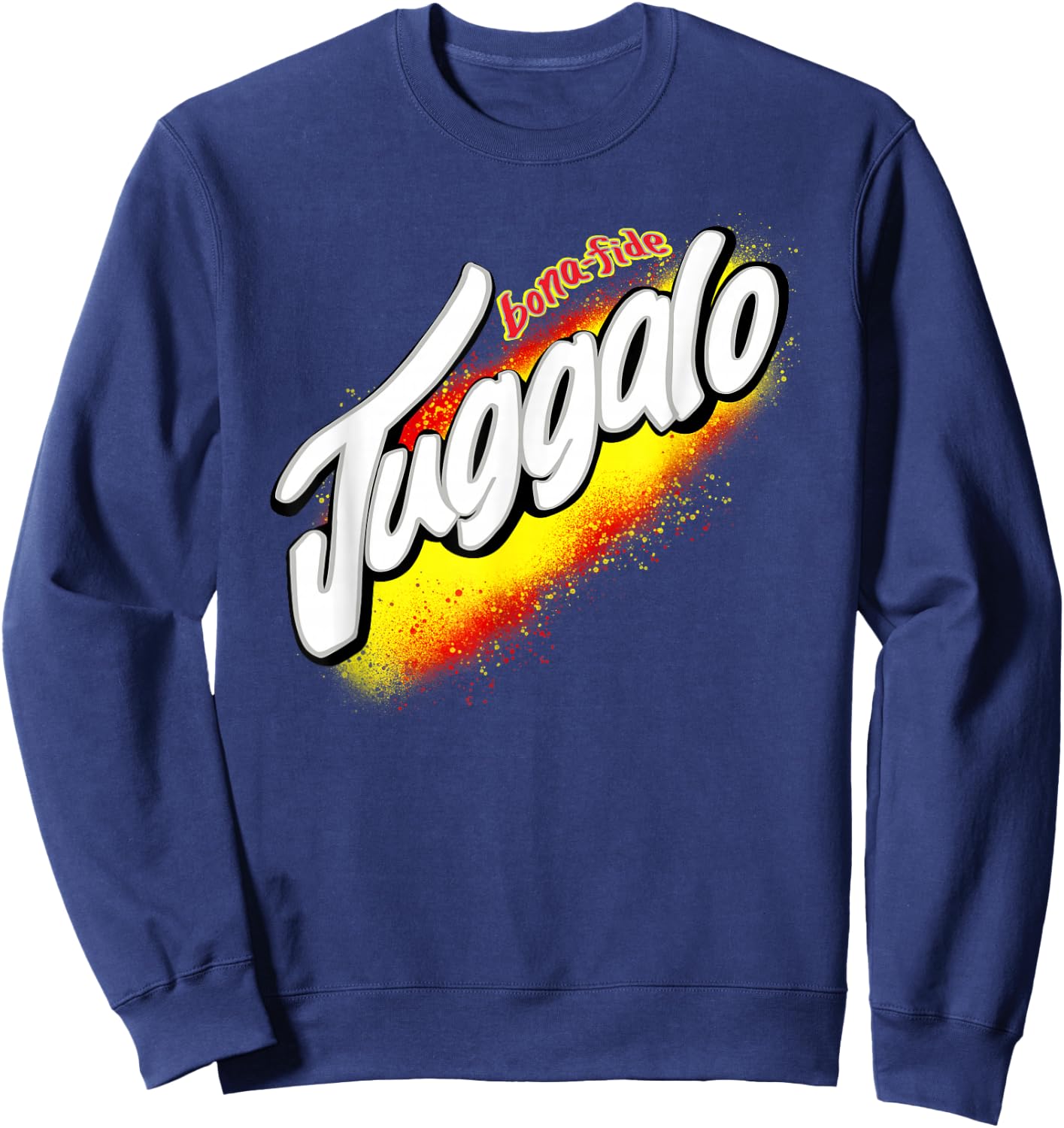 Wicked Tag-Splashed Spray Fury (Juggabro Version) Sweatshirt - Sweatshirt | Navy